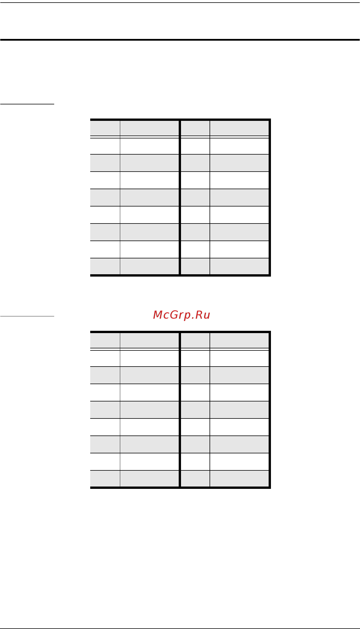 Aten KH2516A [83/87] Connection tables