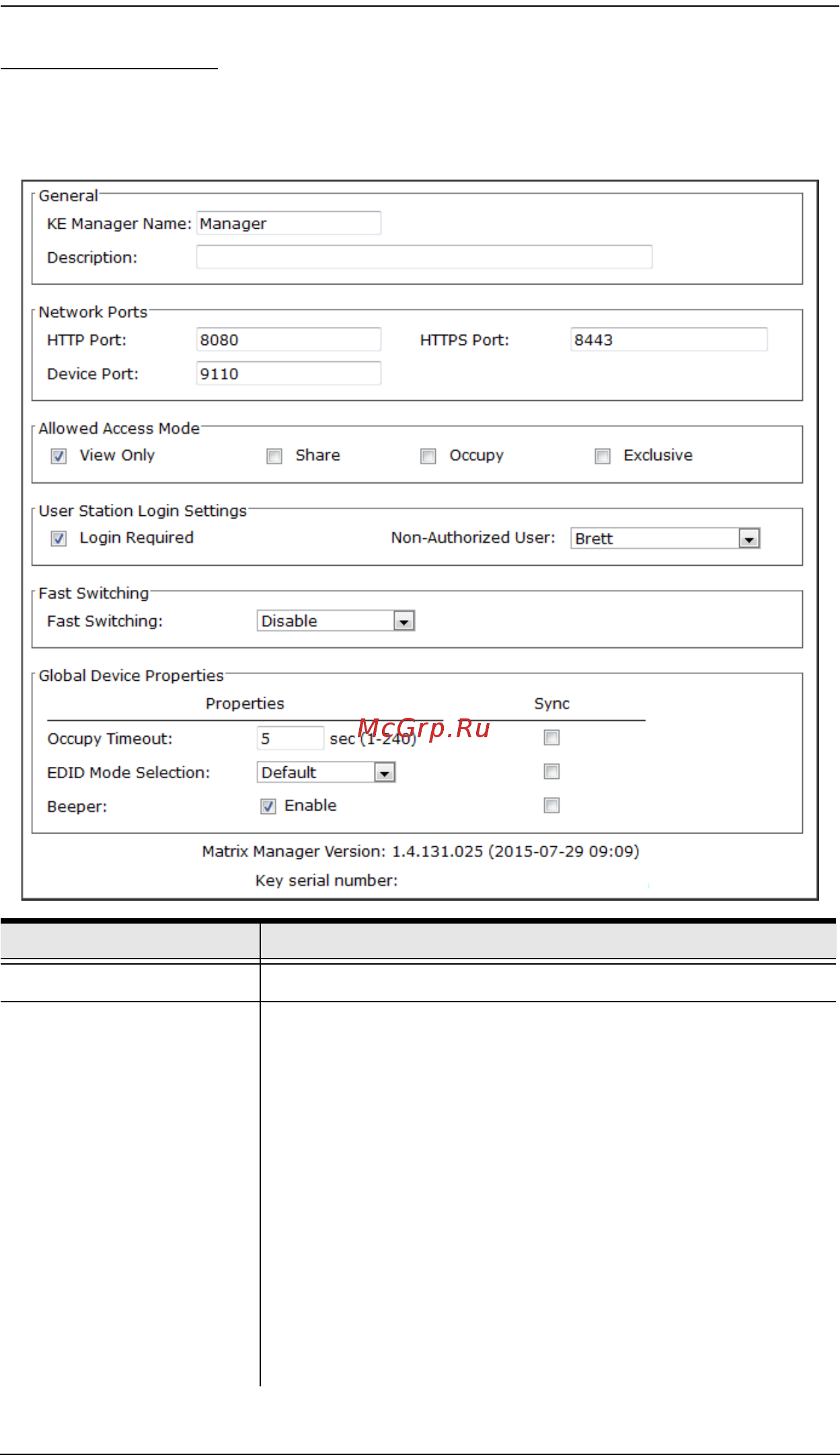 Aten KE6900 [135/222] Global settings
