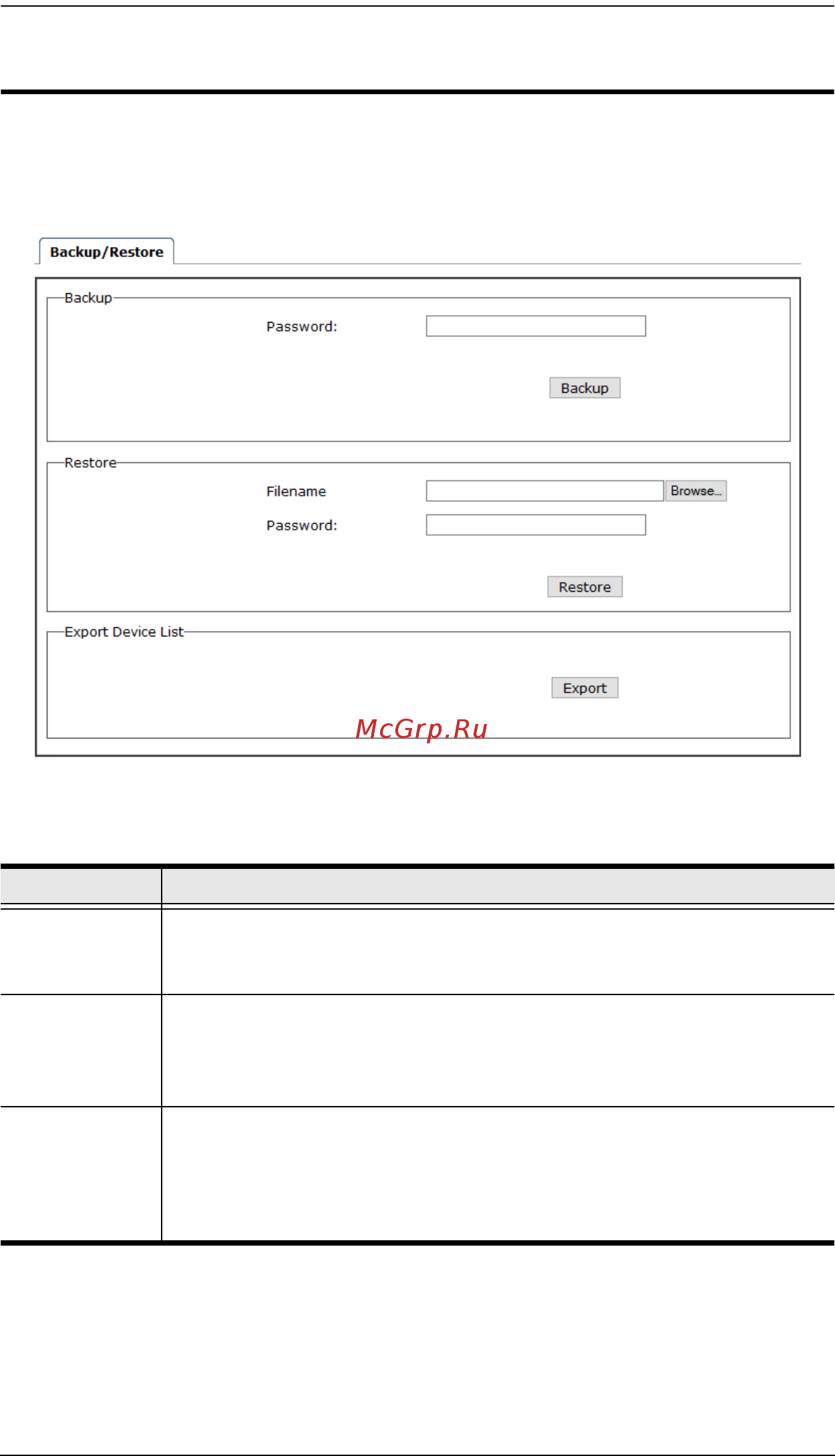 Aten KE6900 [152/222] Backup restore