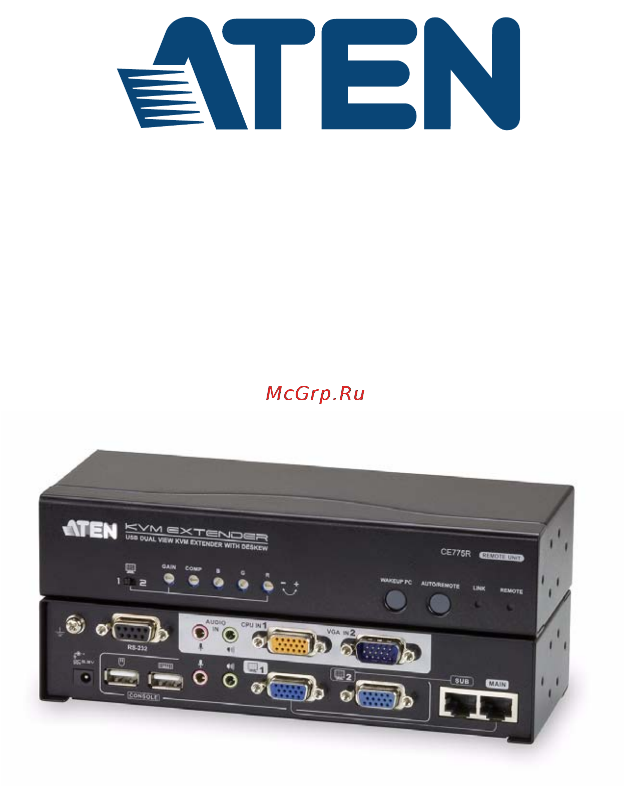 Aten CE774 Руководство пользователя онлайн
