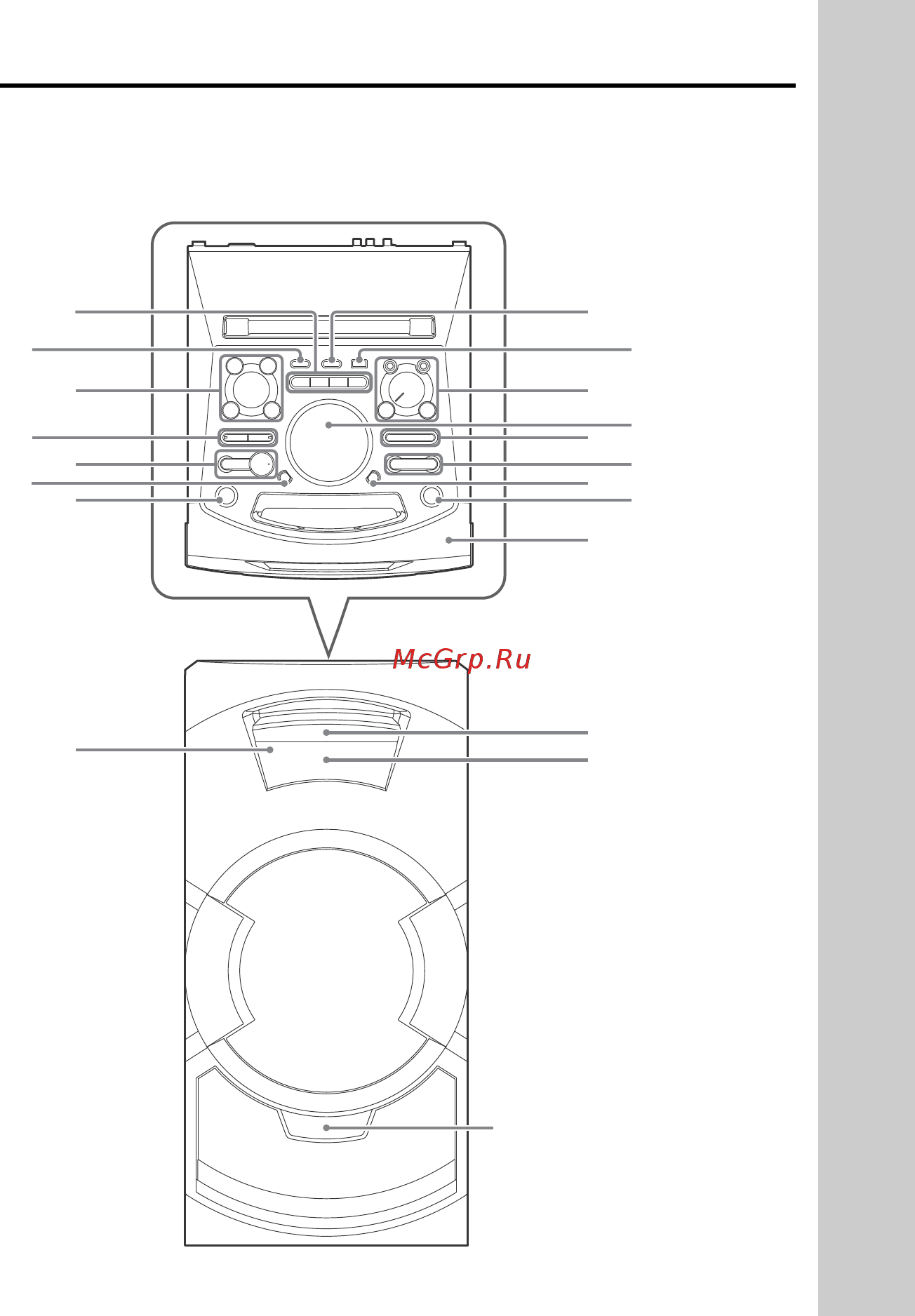 Sony MHC-GT3D [13/160] Указатель компонентов и регуляторов
