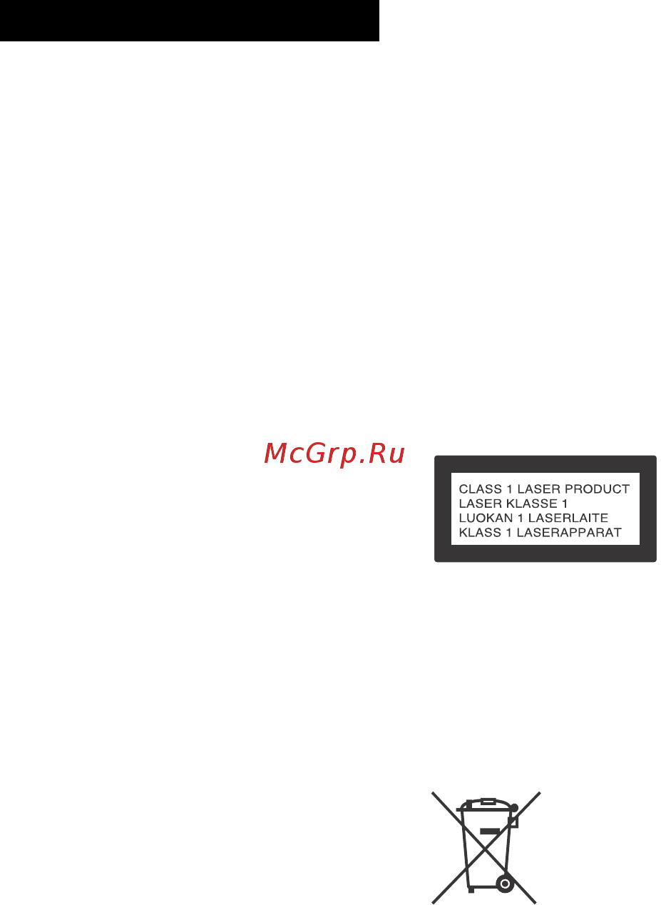 Sony MHC-GT3DHN [2/160] Предупреждение