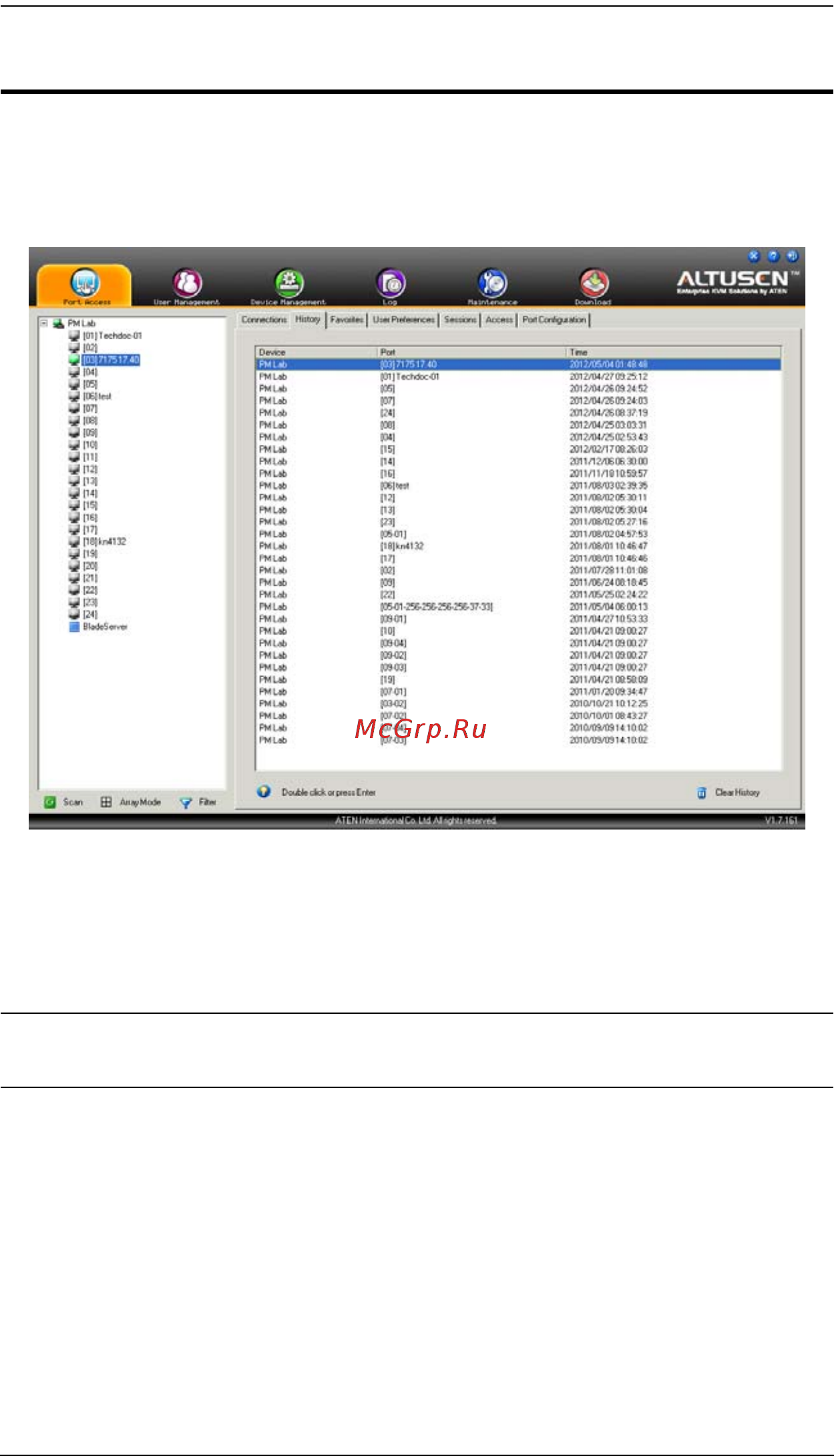 Aten KN8164V [133/307] History