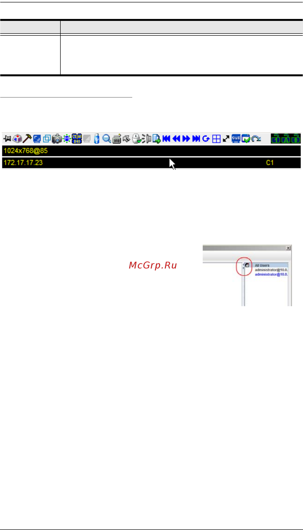 Aten KN1108v [118/340] Панель управления java