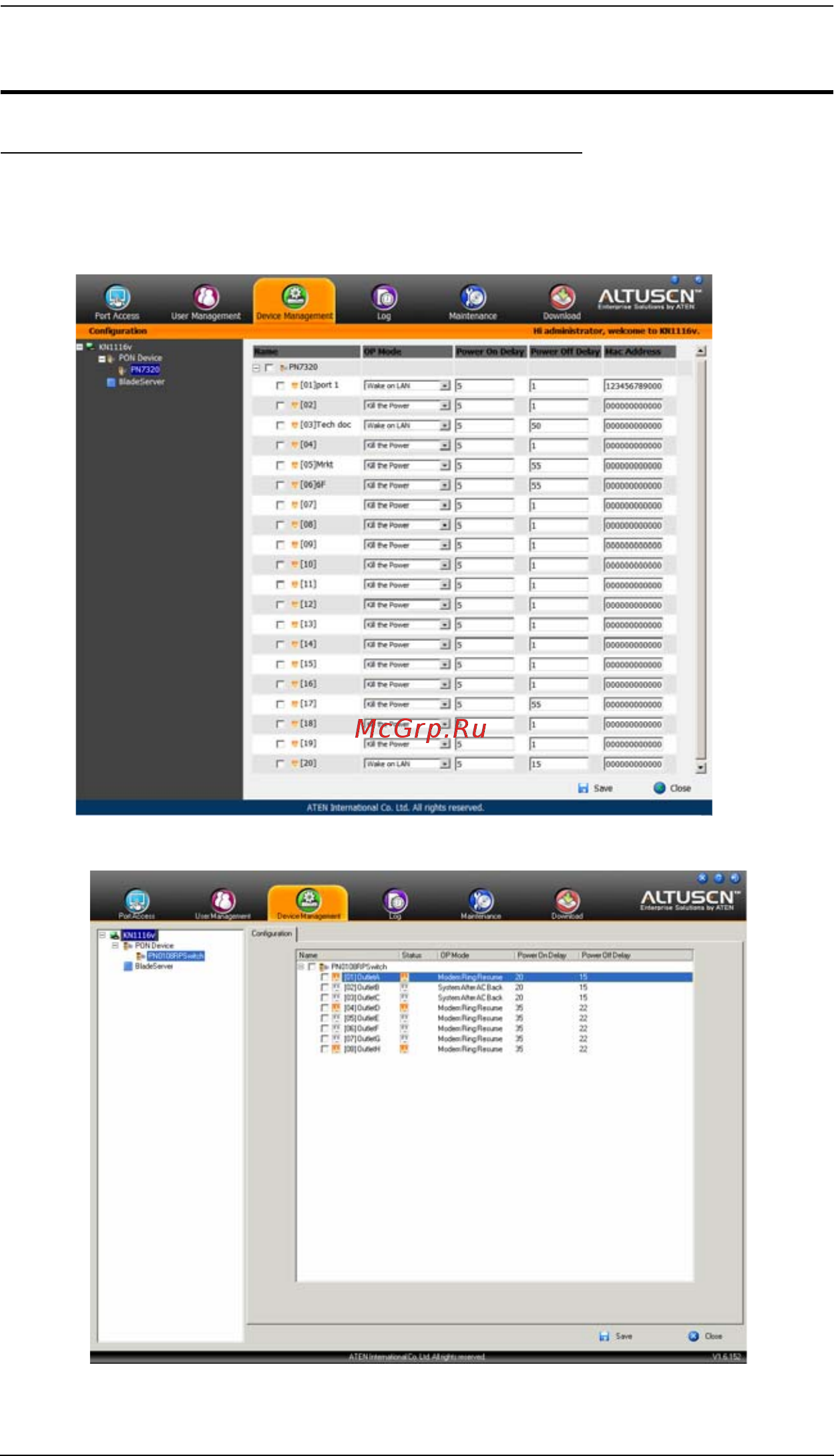 Aten KN1108v [232/340] Pon devices устройства pon