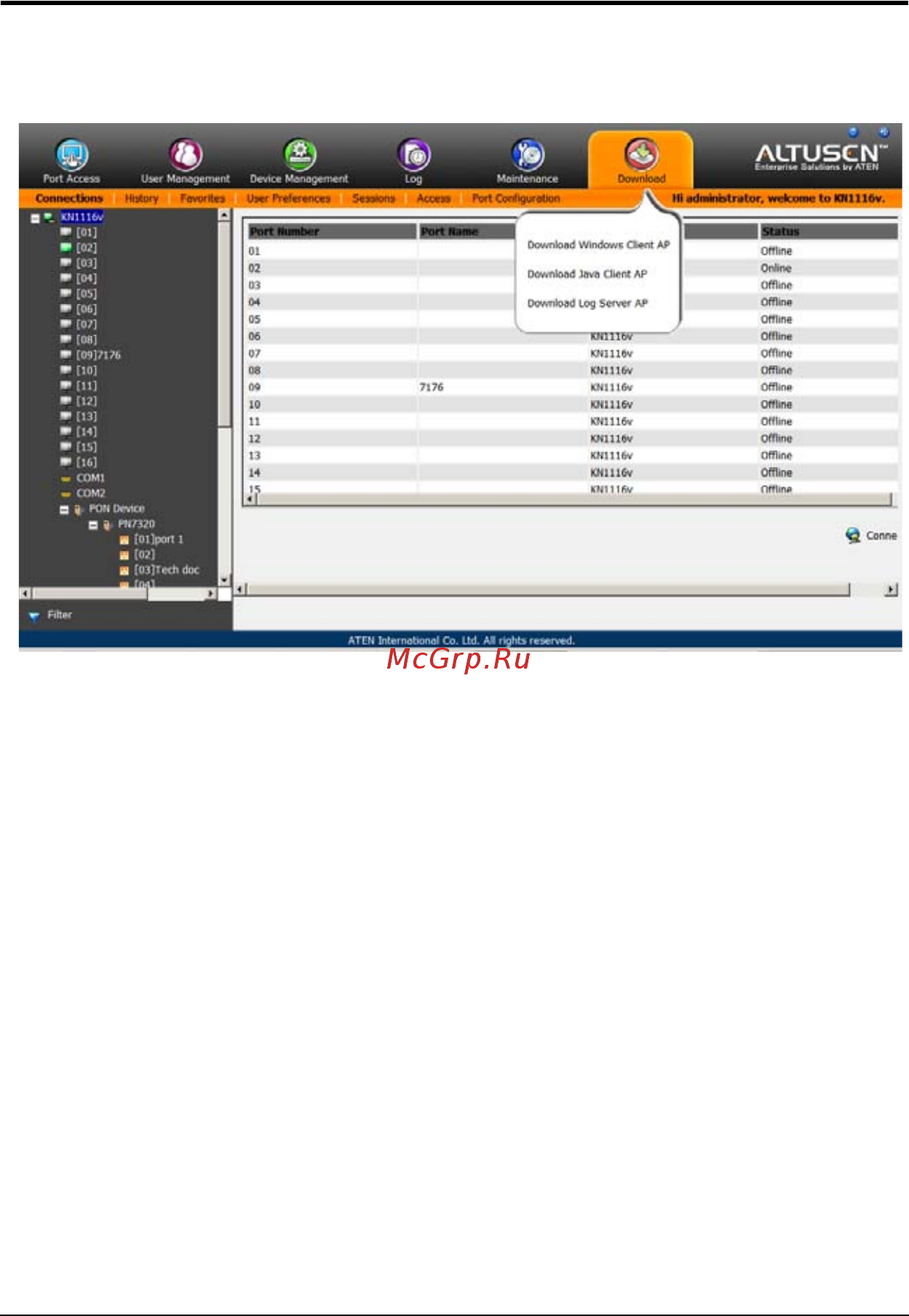 Aten KN1108v [263/340] Download загрузить