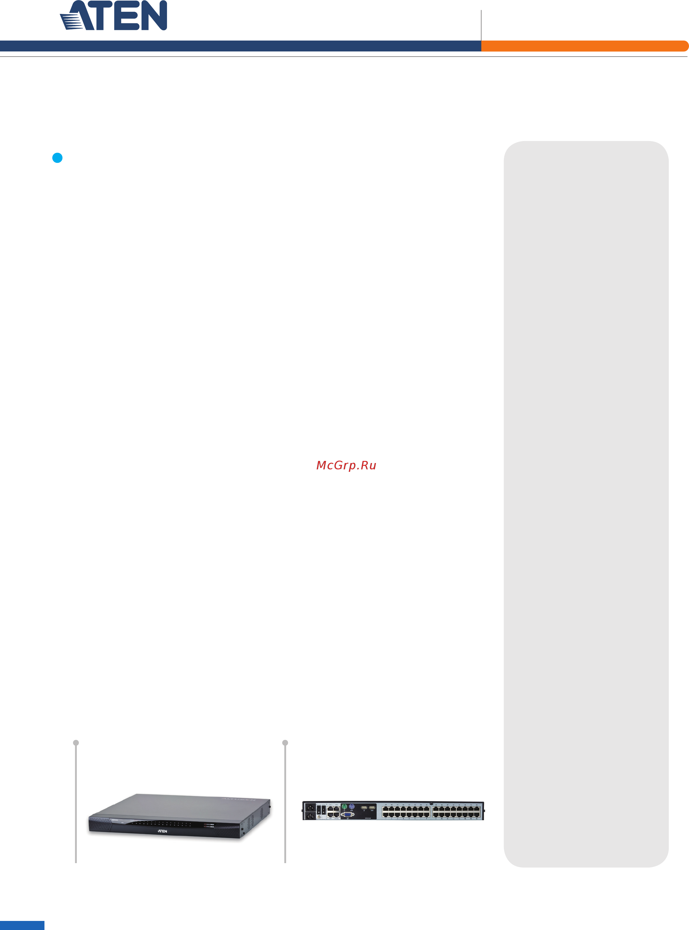 Aten KN4116v Описание и спецификации продукта онлайн