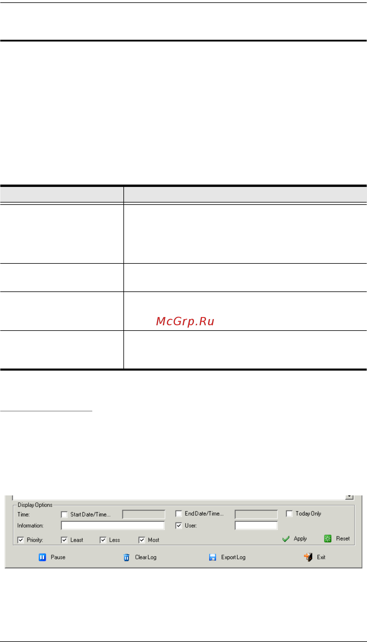 Aten KN2132 [243/362] Log information сведения о журнале