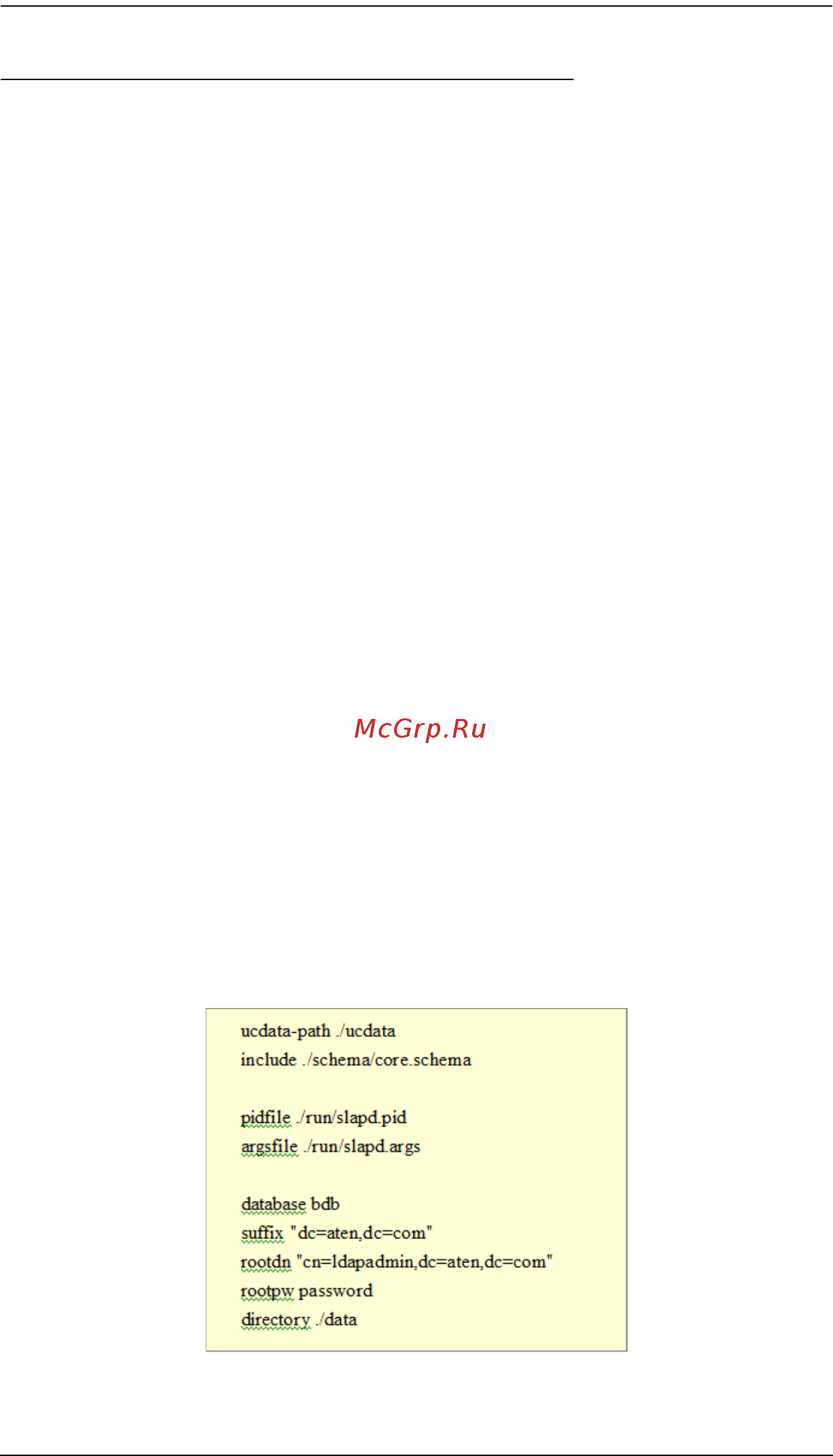 Aten KN2132 [296/362] Конфигурирование сервера openldap