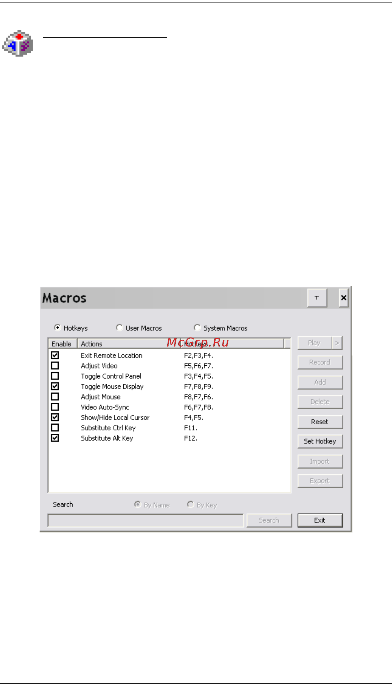 Aten KN2132 [85/362] Macros макросы