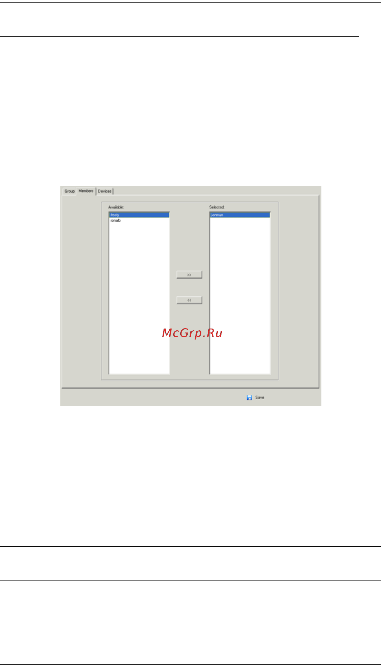Aten KN2124VA [153/287] Assigning users to a group from the group s notebook