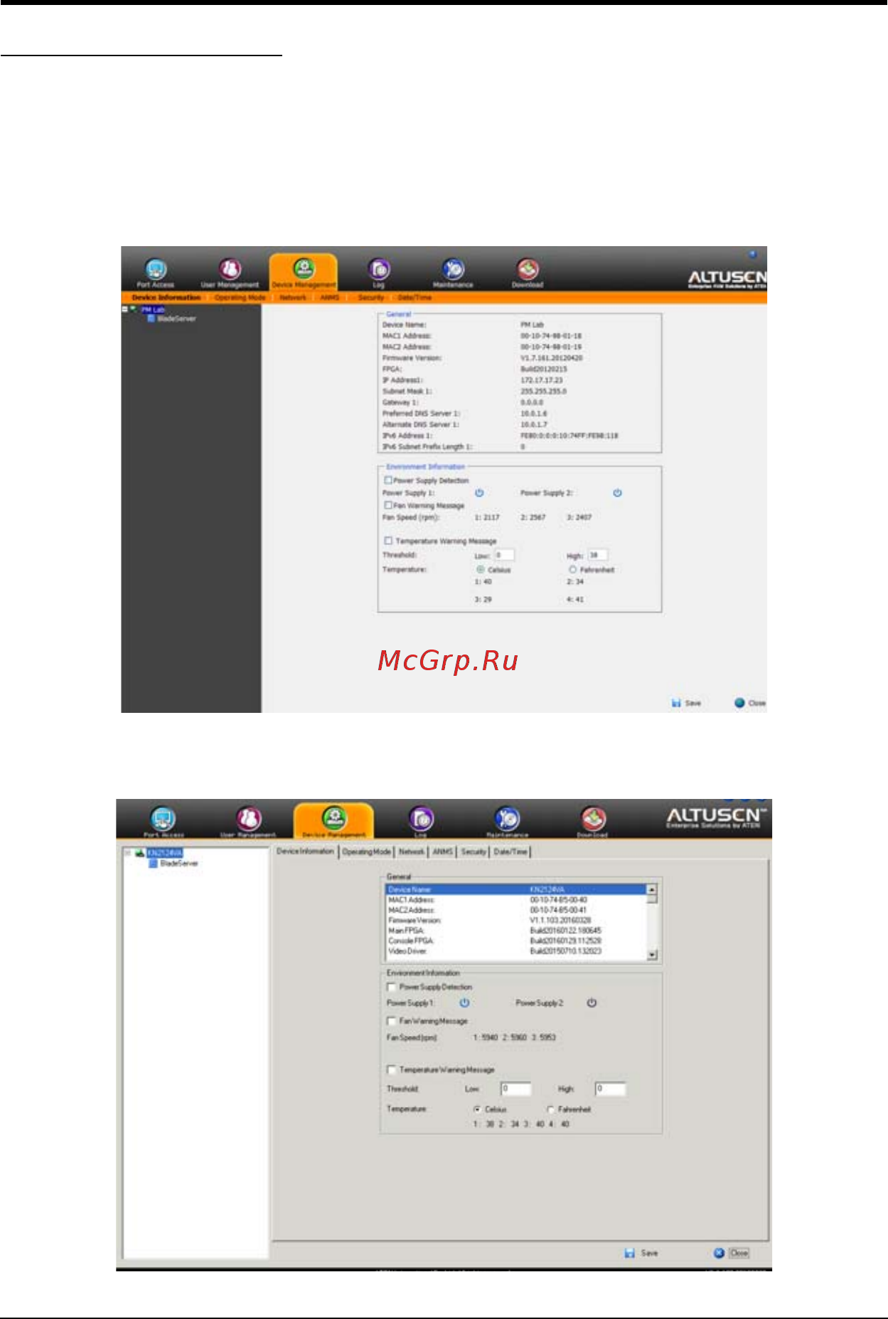 Aten KN2124VA [159/287] Device management
