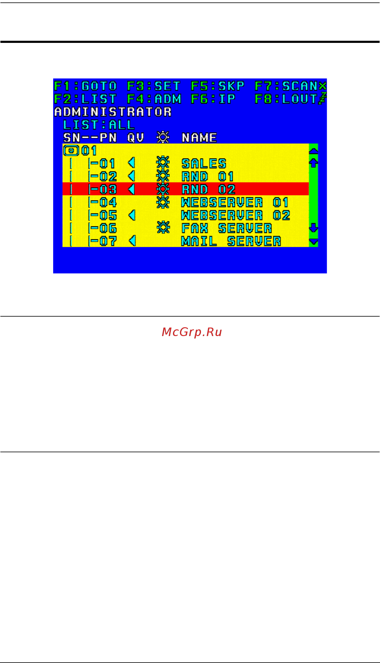 Aten KH1516i [34/176] The osd main screen