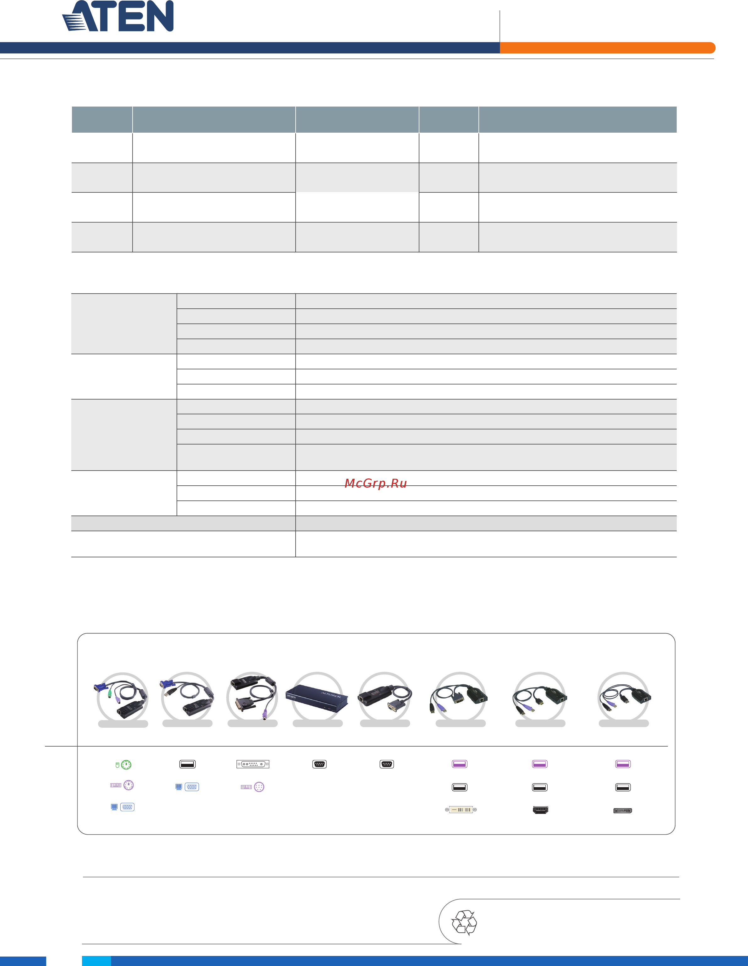 Aten KN2132 [5/5] General specifi cations