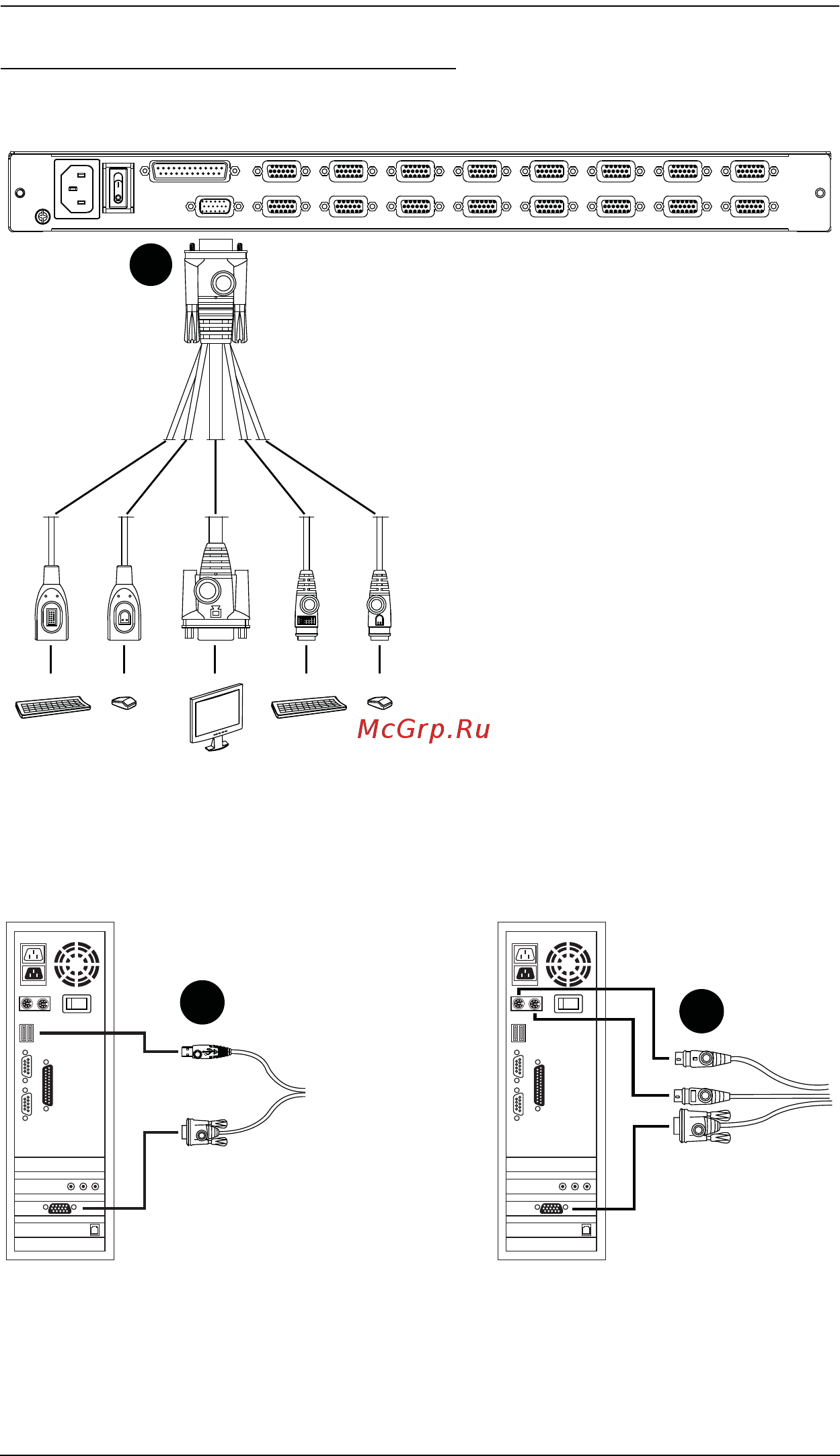 Aten CL5808 [32/106] Схема подключения консольного кабеля