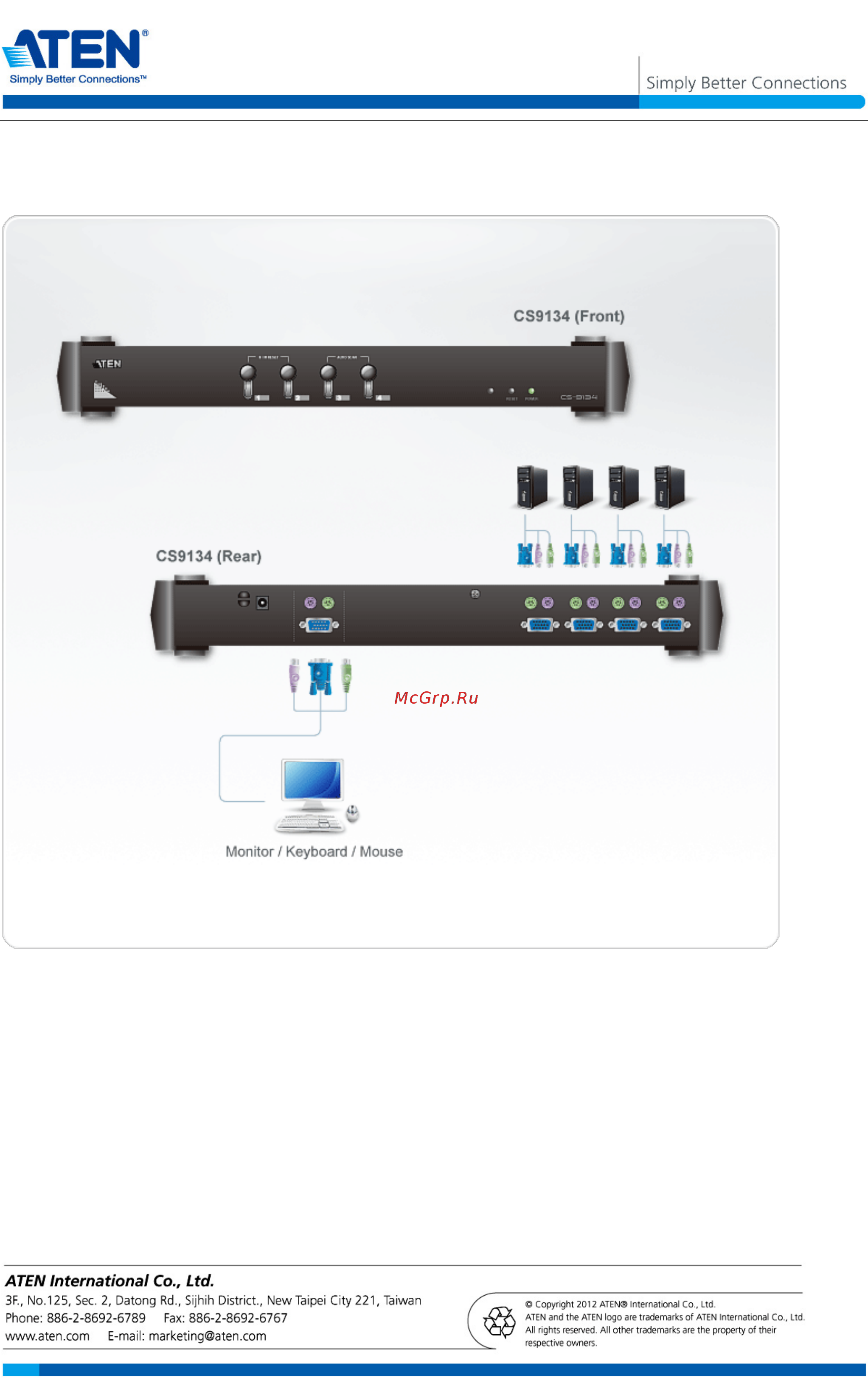 Aten CS9134 [3/3] Diagram