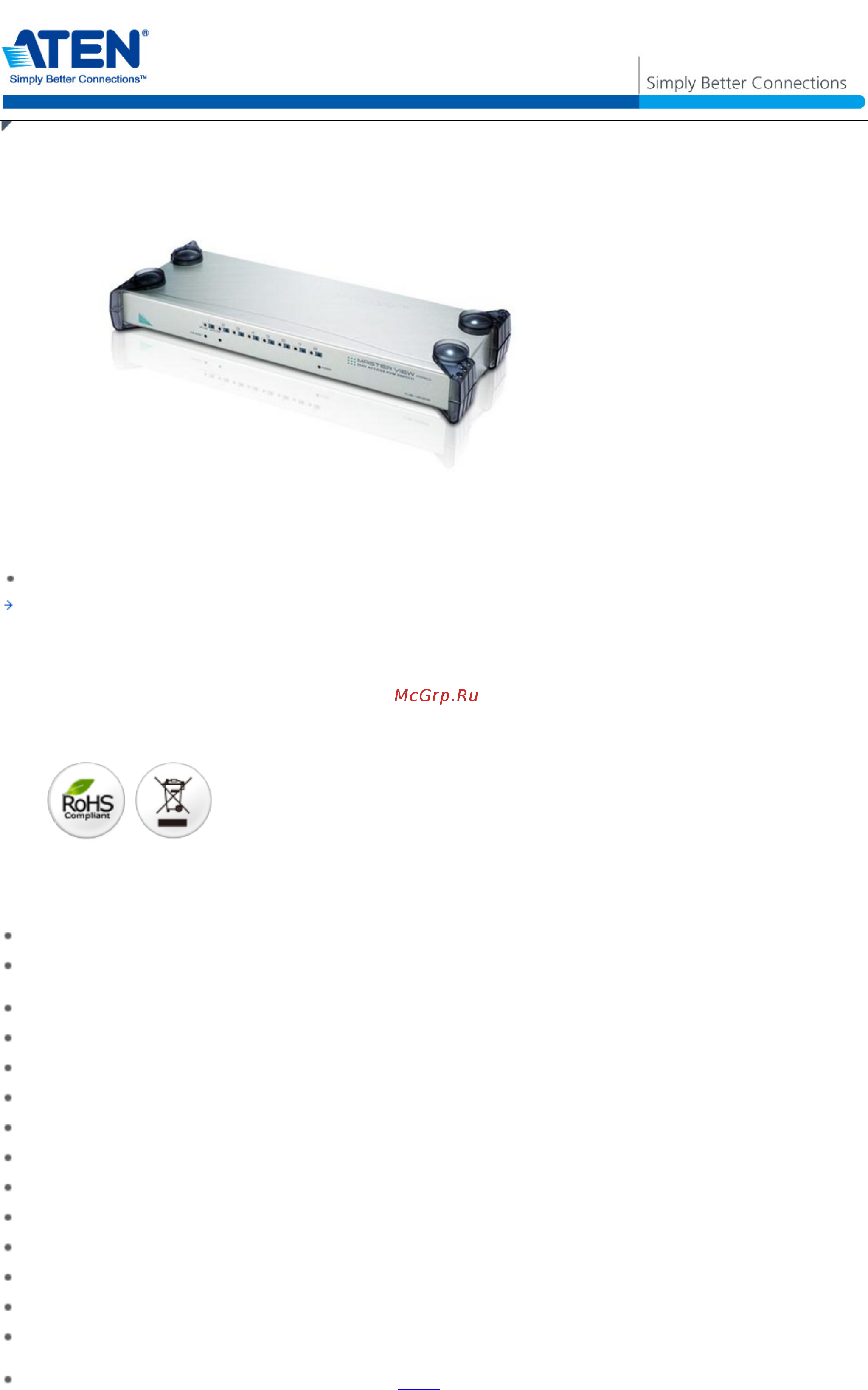 Aten CS228 Описание и спецификации продукта онлайн