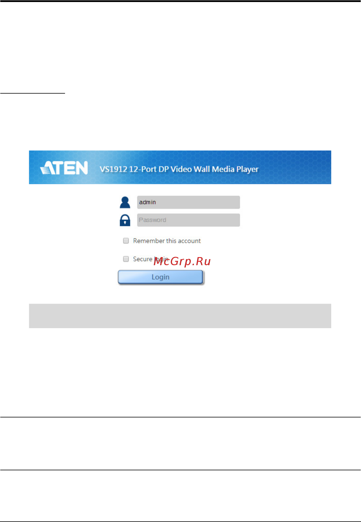 Aten VS1912 [21/60] Browser operation