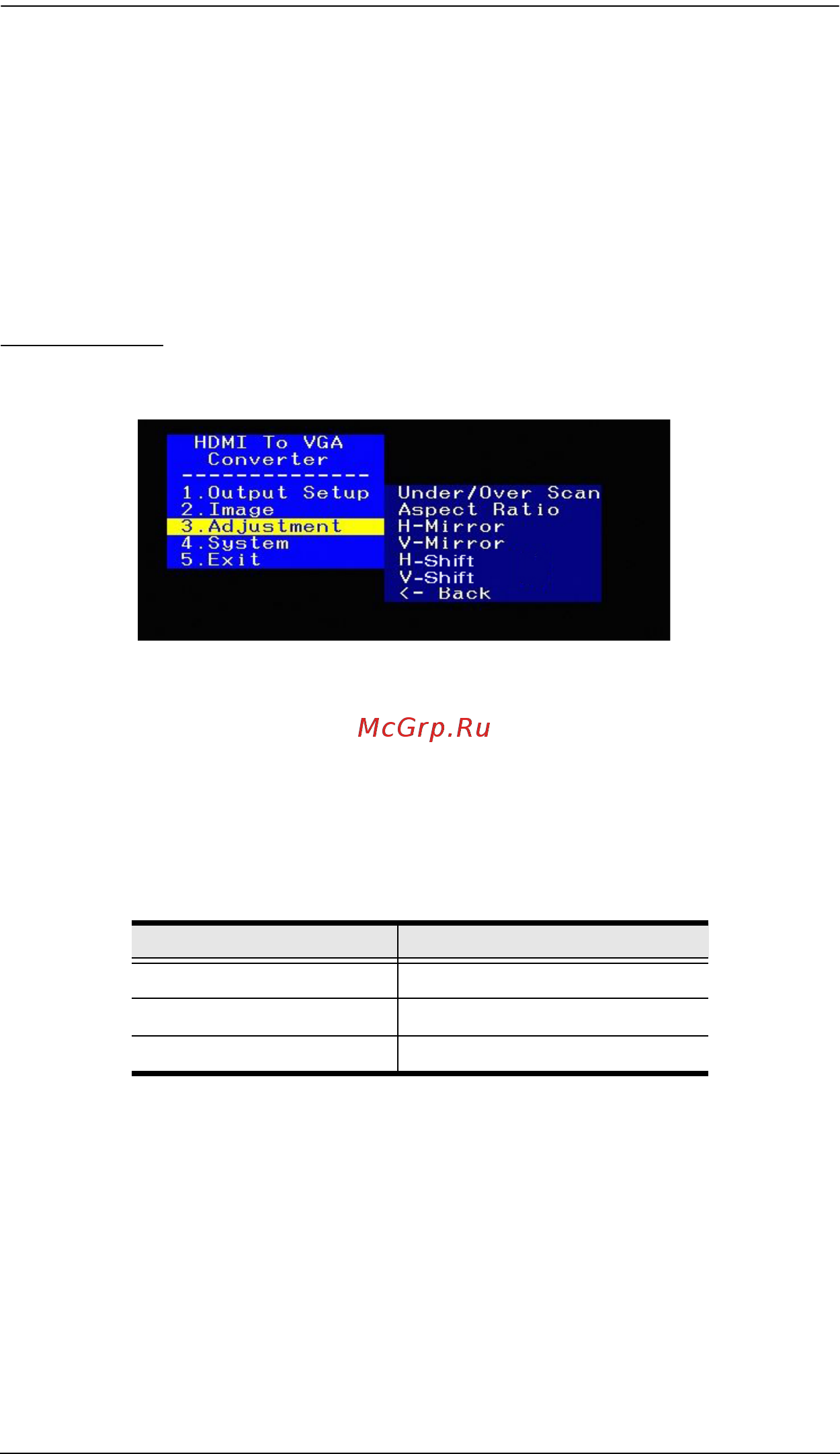 Aten VC812 [20/33] Adjustment