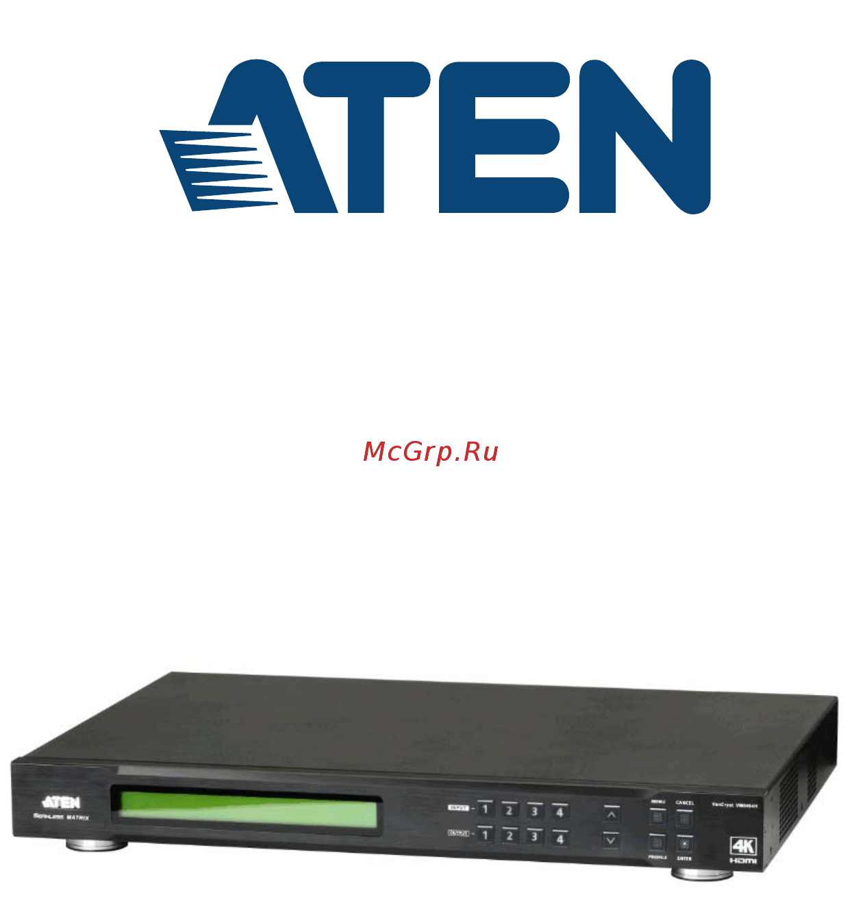 Aten VM6404H Руководство пользователя онлайн