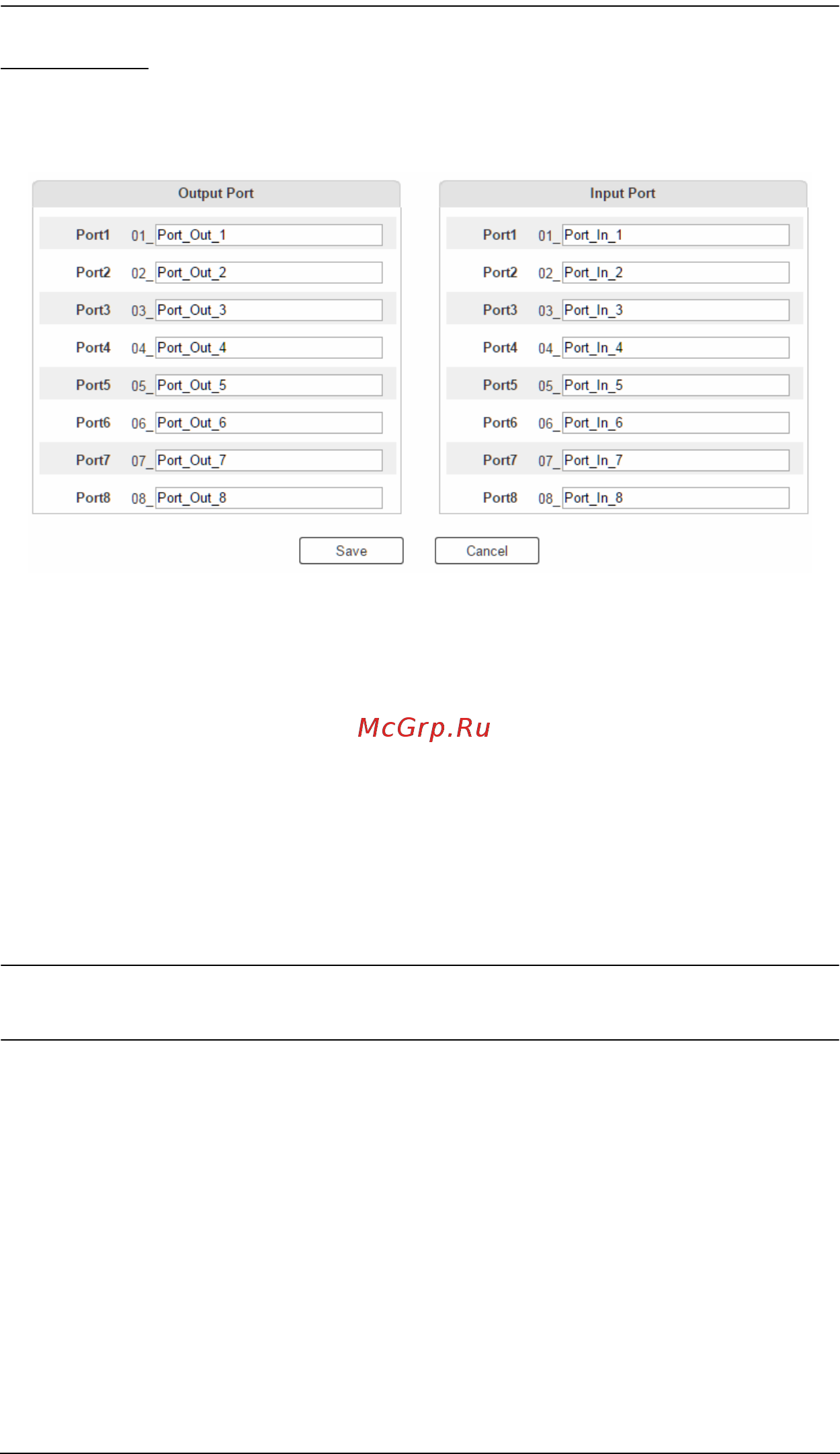 Aten VM5808H [72/118] Port name