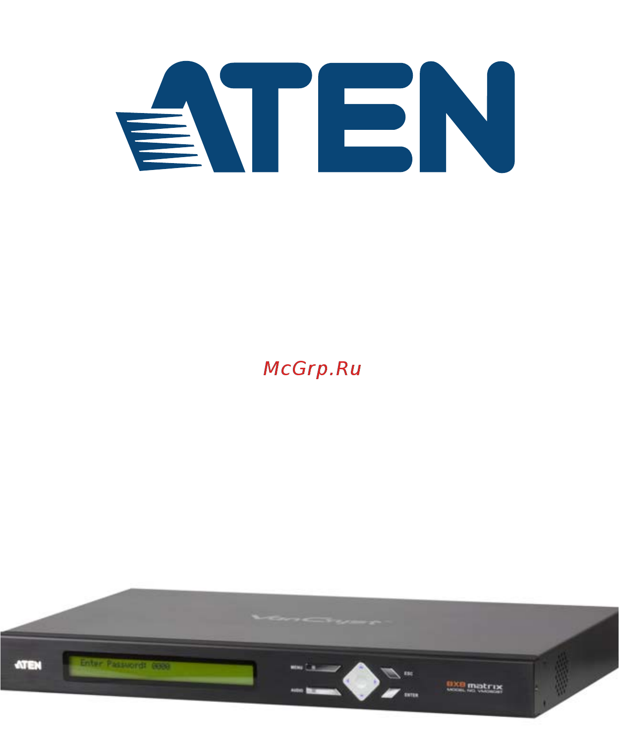 Aten VM0808T Руководство пользователя онлайн
