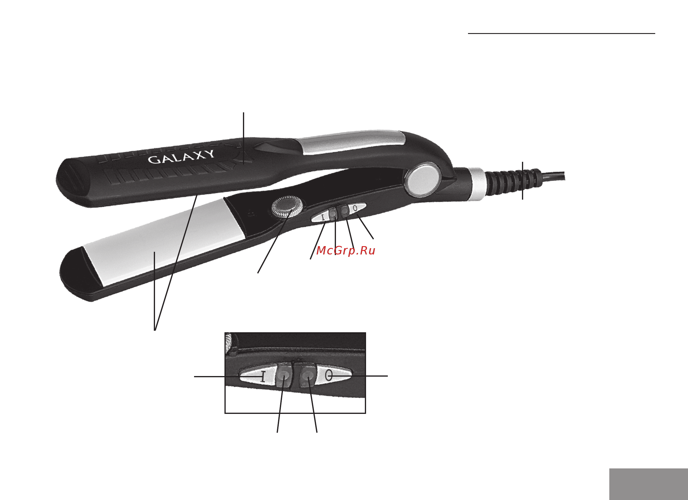 Galaxy GL4501 [3/10] Функциональные элементы электроприбора