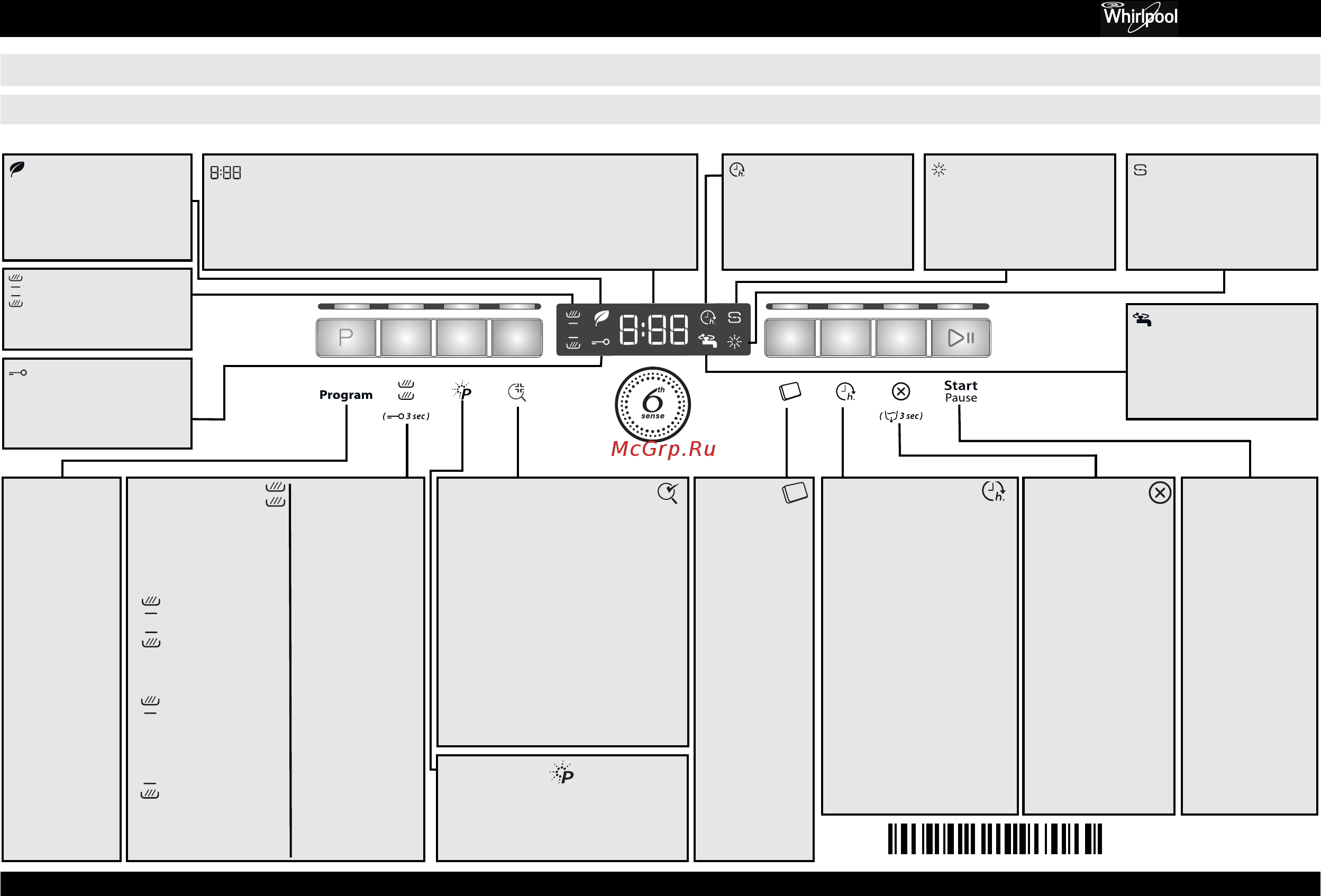 Whirlpool ADP 7570 WH Инструкция по эксплуатации онлайн