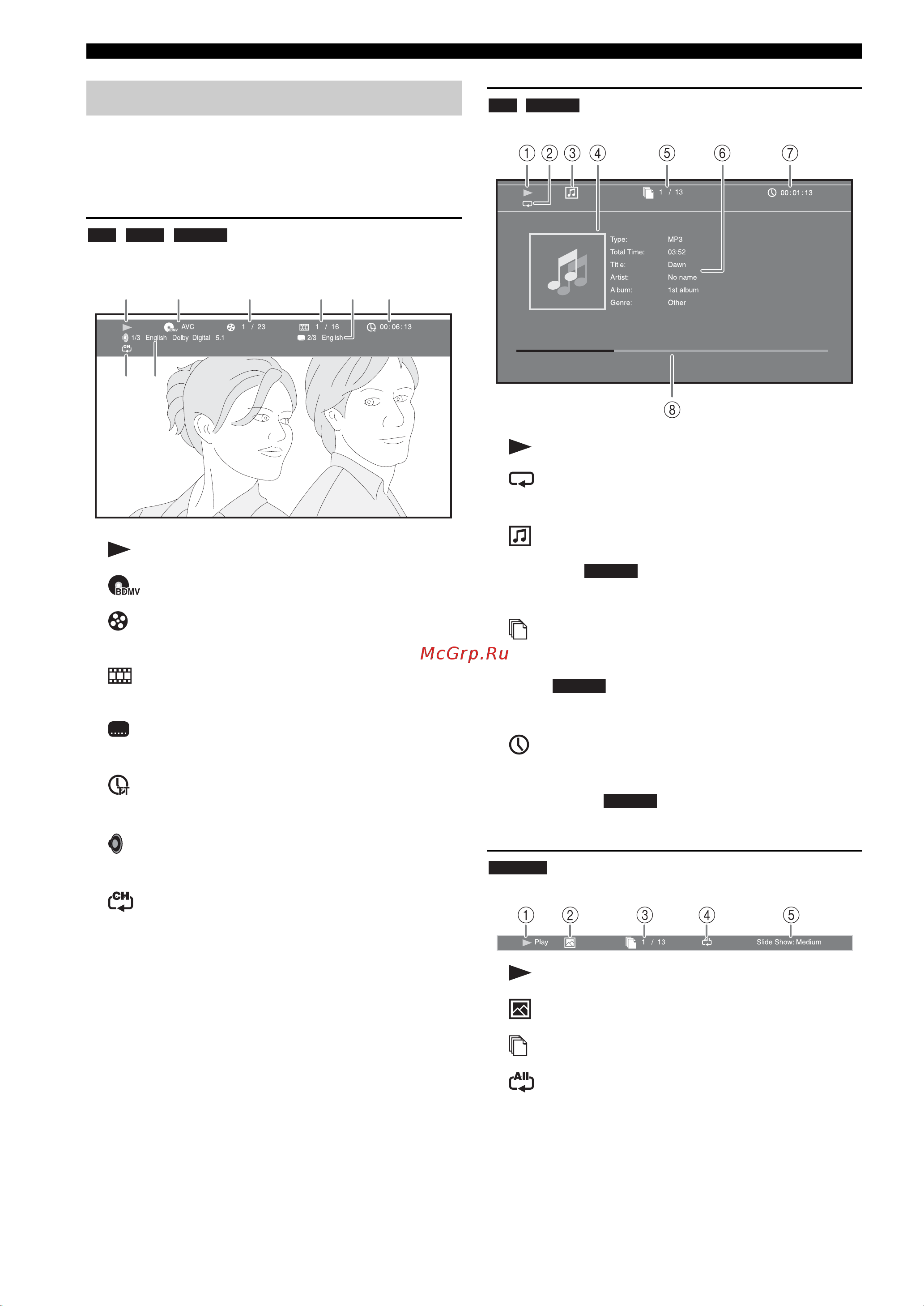 Yamaha NS-BP150 [129/169] 상태 메뉴