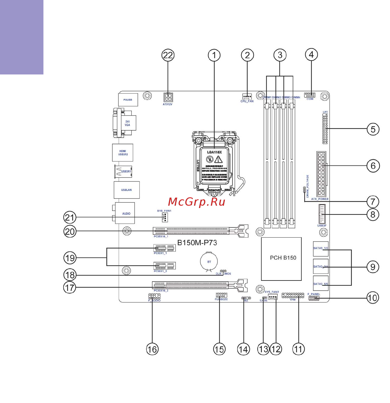 ECS Elitegroup B150M-P73 [8/74] B150m p73 user manual