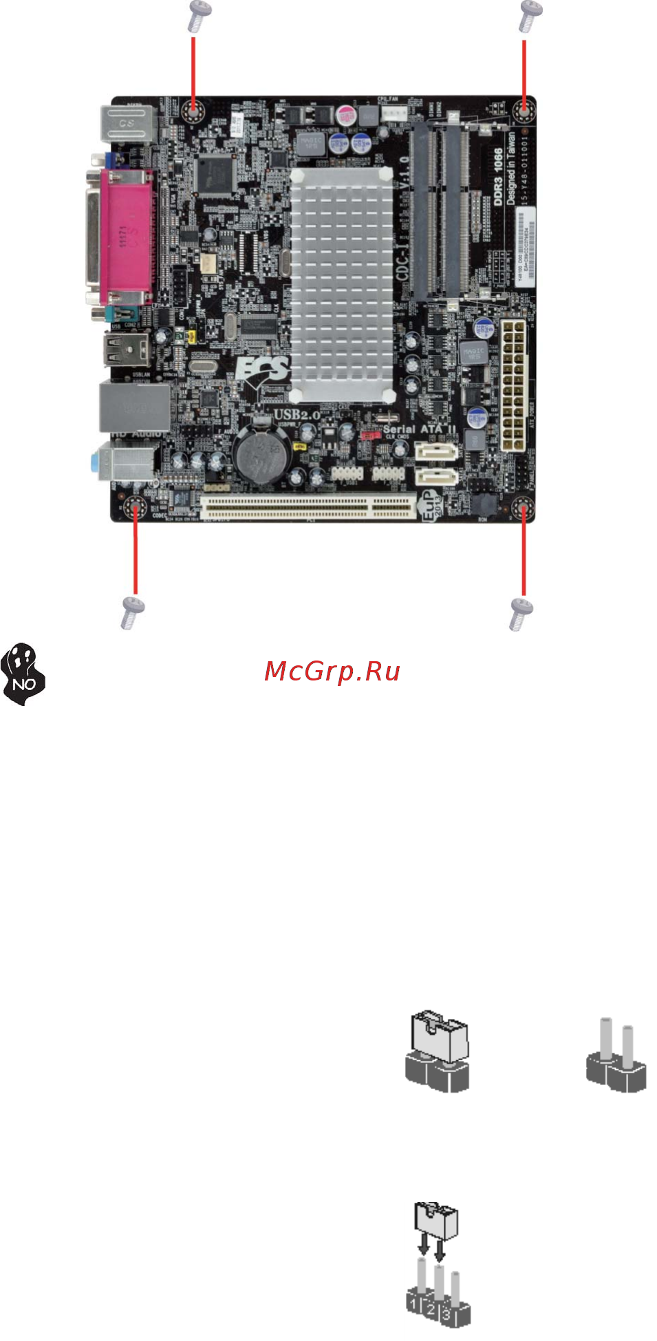 ECS Elitegroup CDC-I/D2550 [12/56] Checking jumper settings