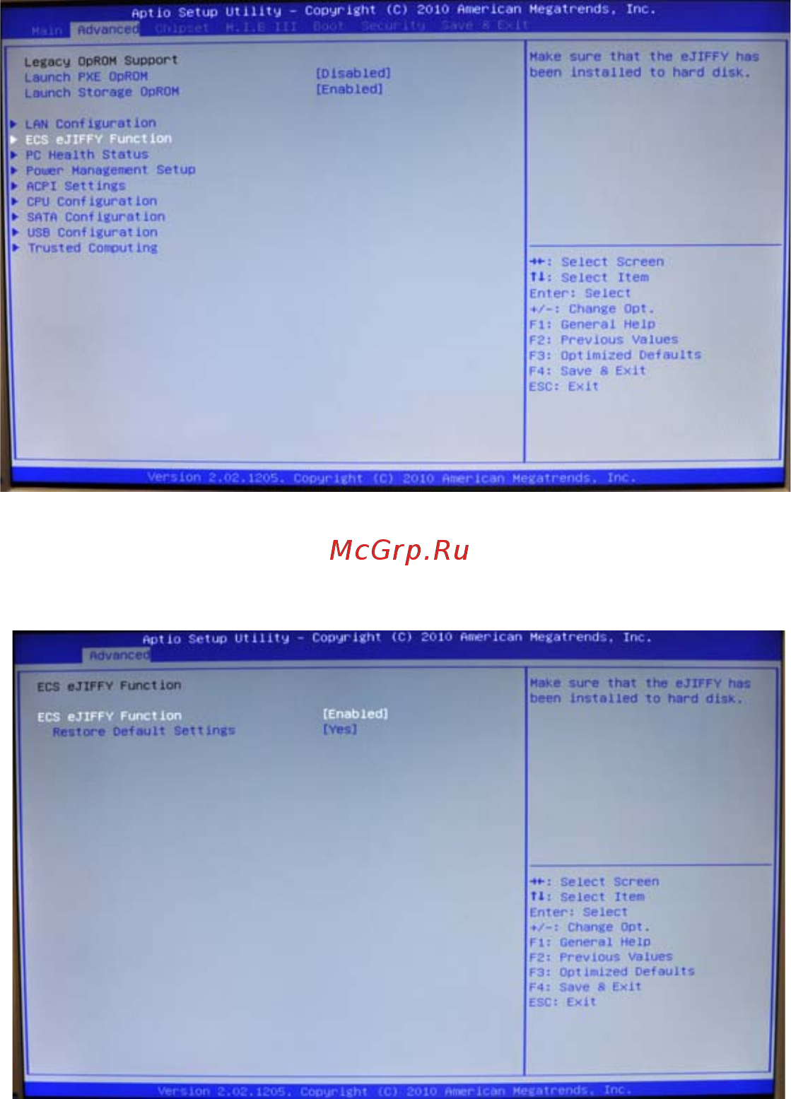 ECS Elitegroup HDC-I2/E-450 [52/64] Setting up ejiffy