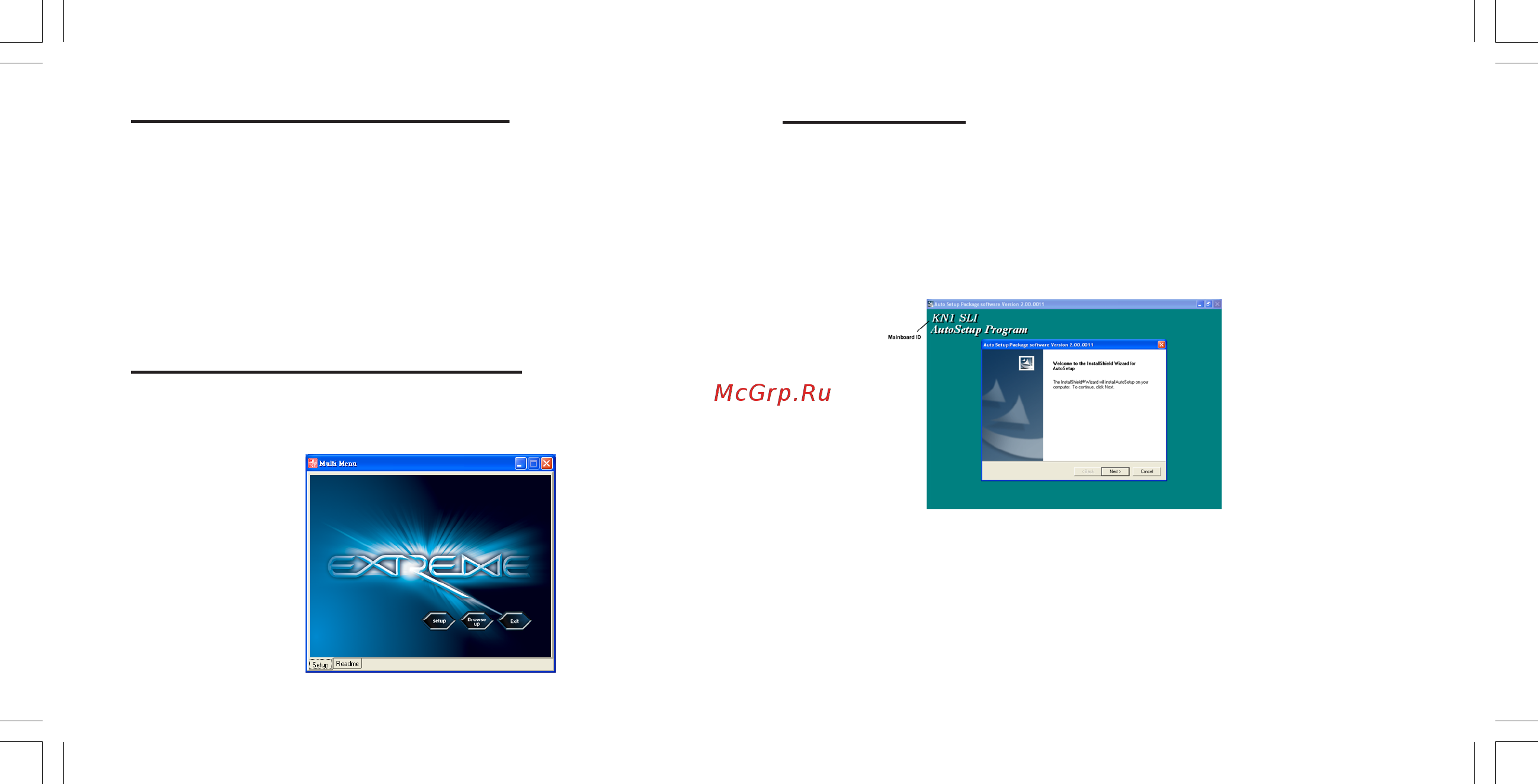 ECS Elitegroup KN1 SLI Extreme [48/88] Software cd information