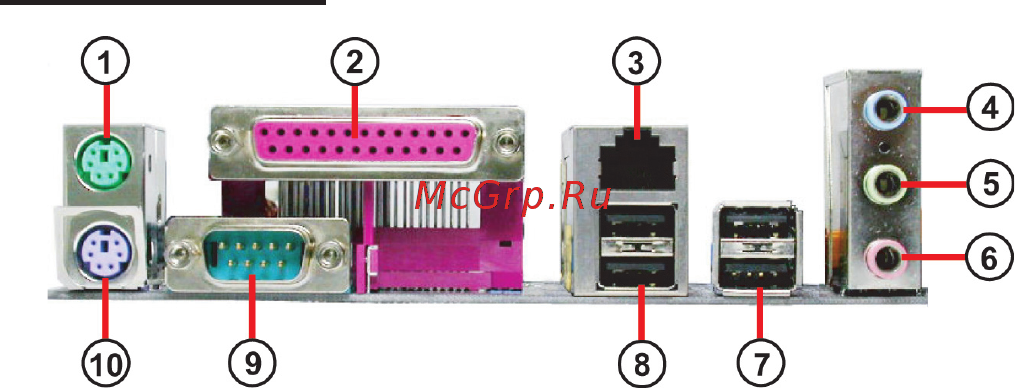 ECS Elitegroup KV2 Lite [15/65] Rear panel