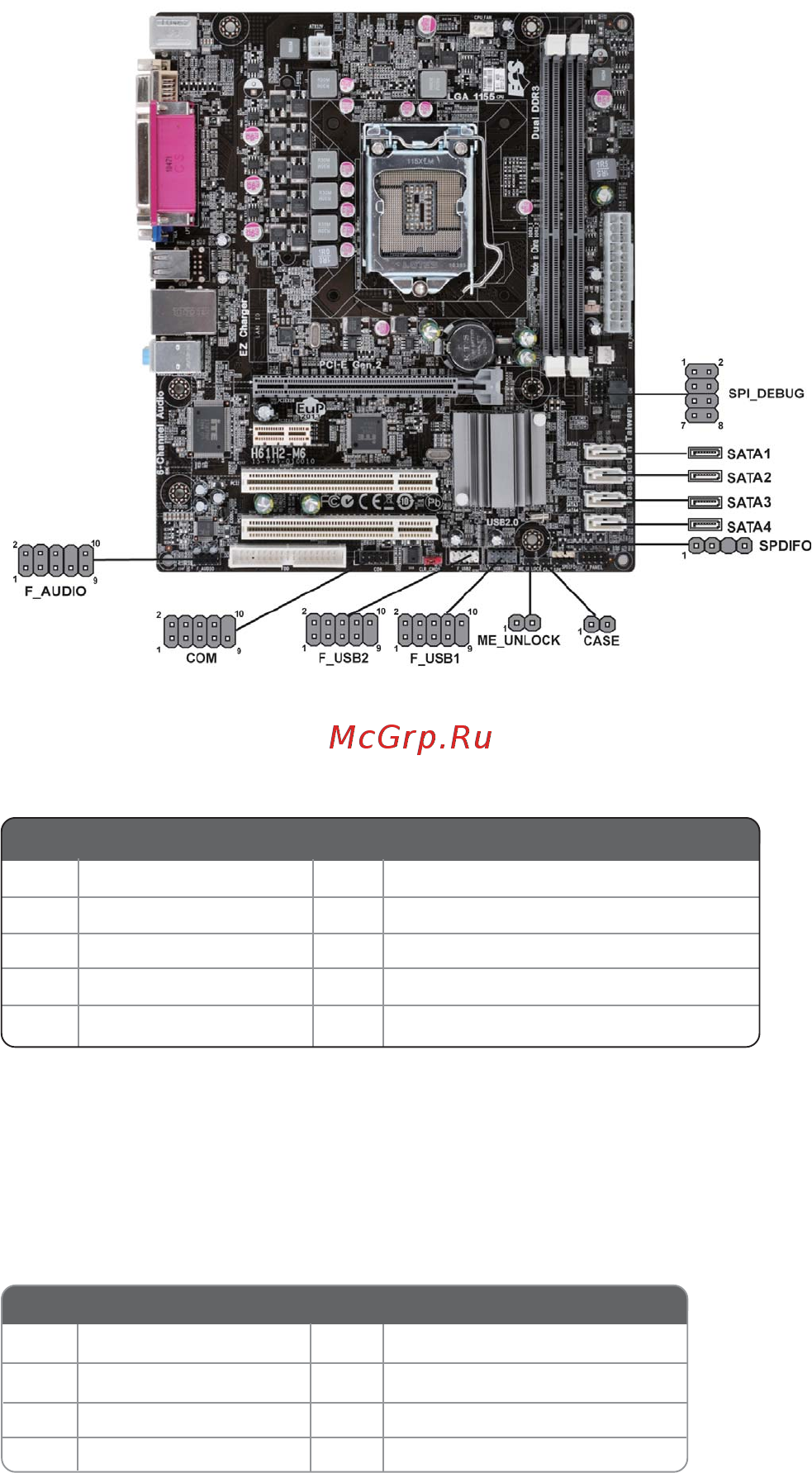 ECS Elitegroup H61H2-M6 (V1.0) [20/72] Installing the motherboard