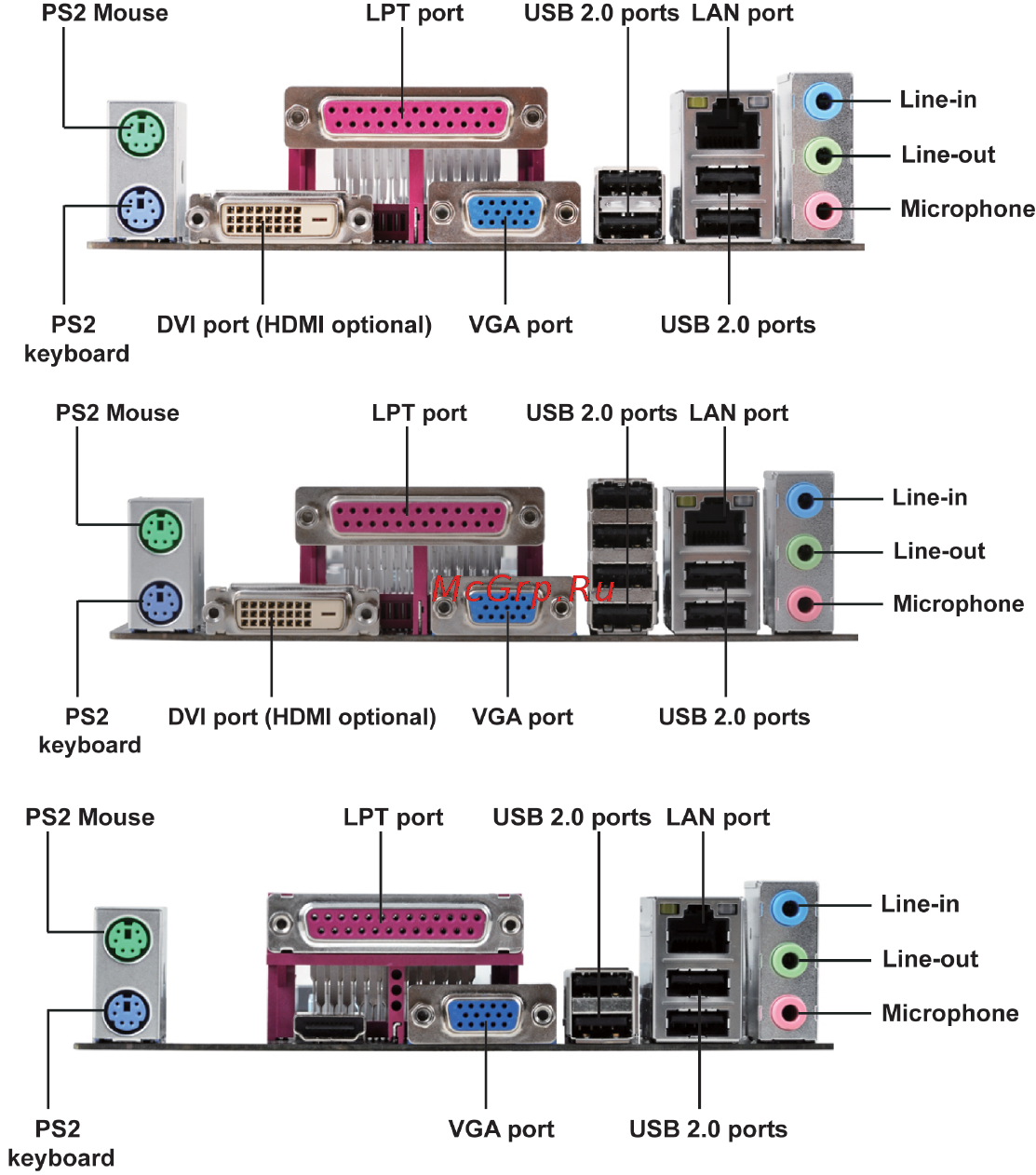ECS Elitegroup H61H2-M6 (V1.0) [25/72] Connecting i o devices
