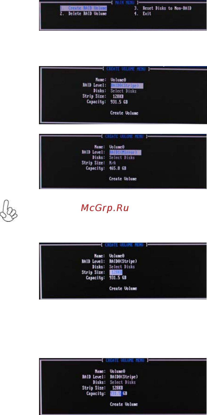 ECS Elitegroup P67H2-A3 [73/80] Matrix storage manager raid configurations