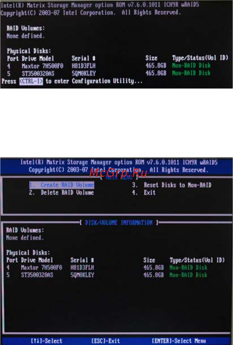 ECS Elitegroup H67H2-A3 [72/80] Matrix storage manager raid configurations