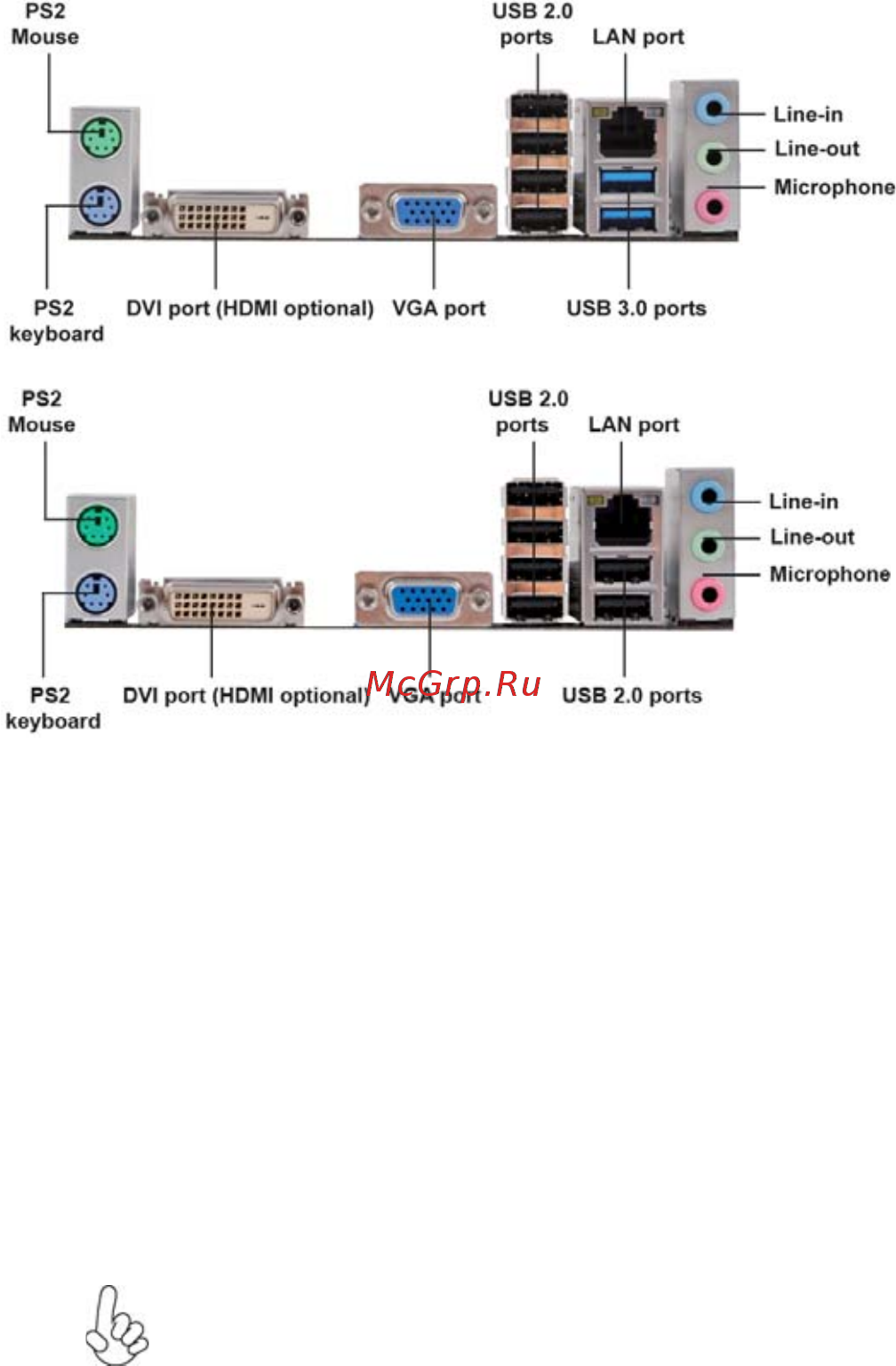 ECS Elitegroup H67H2-M3 [26/84] Connecting i o devices