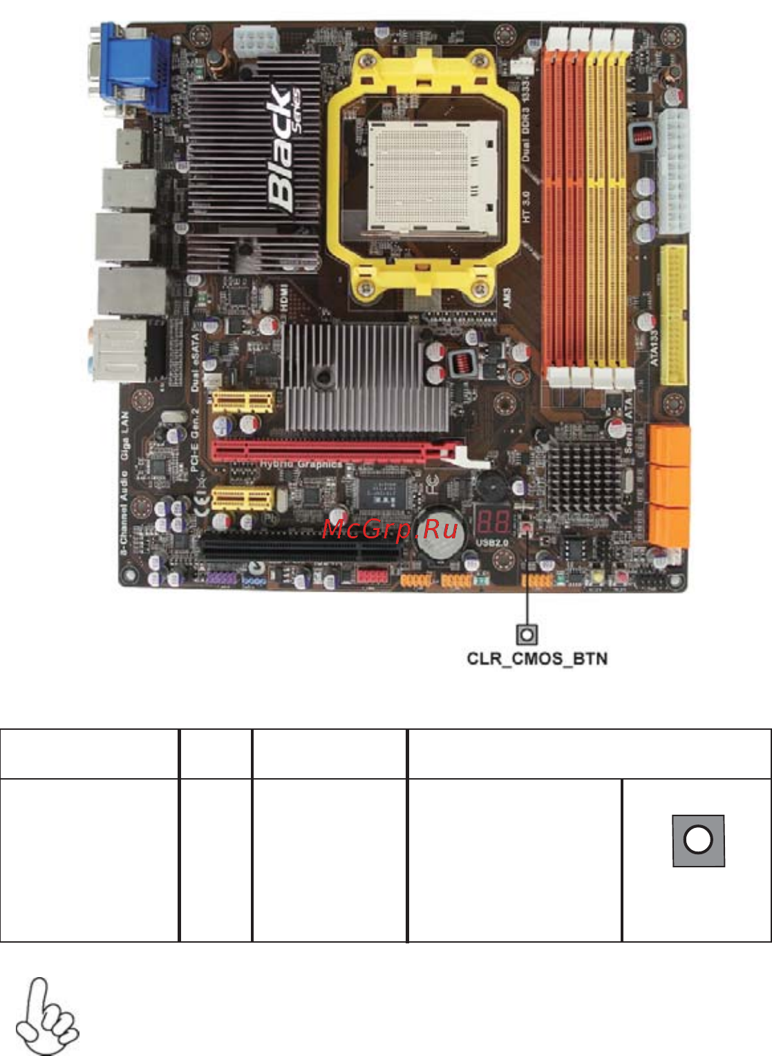 ECS Elitegroup A785GM-M [13/94] Checking clear cmos button