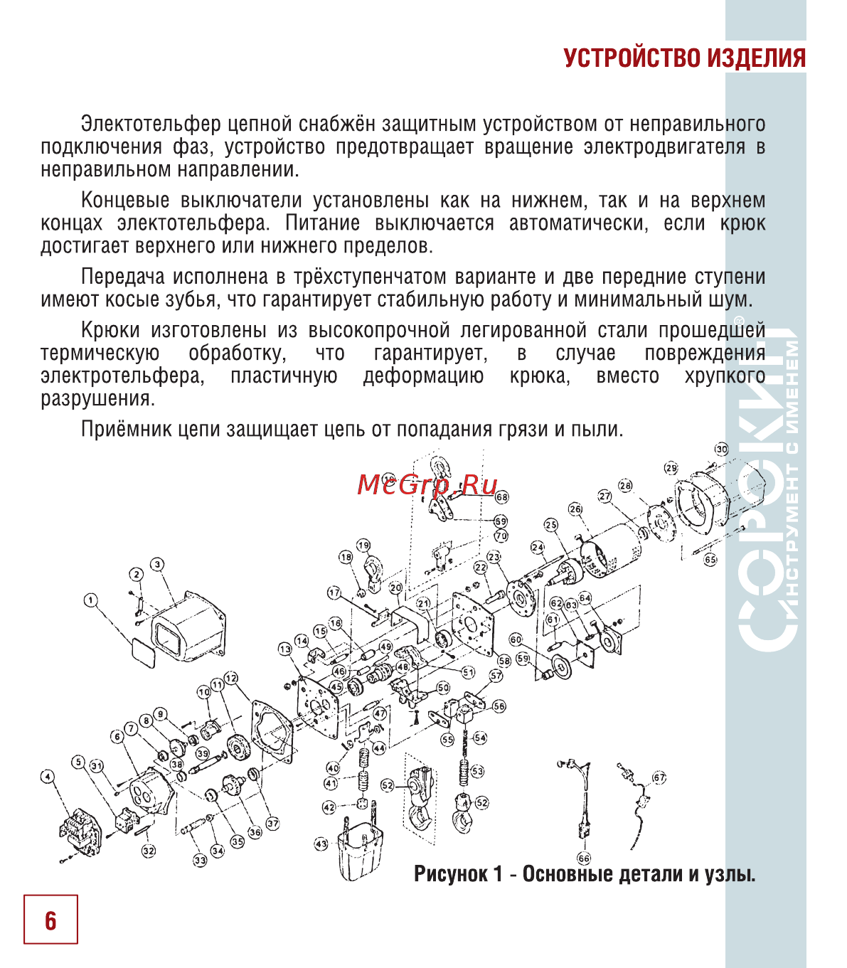 Сорокин 4.650 [7/22] Устройство изделия