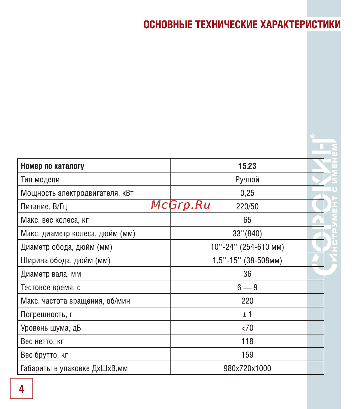 Сорокин 15.23 Инструкция по эксплуатации онлайн [5/34] 176560