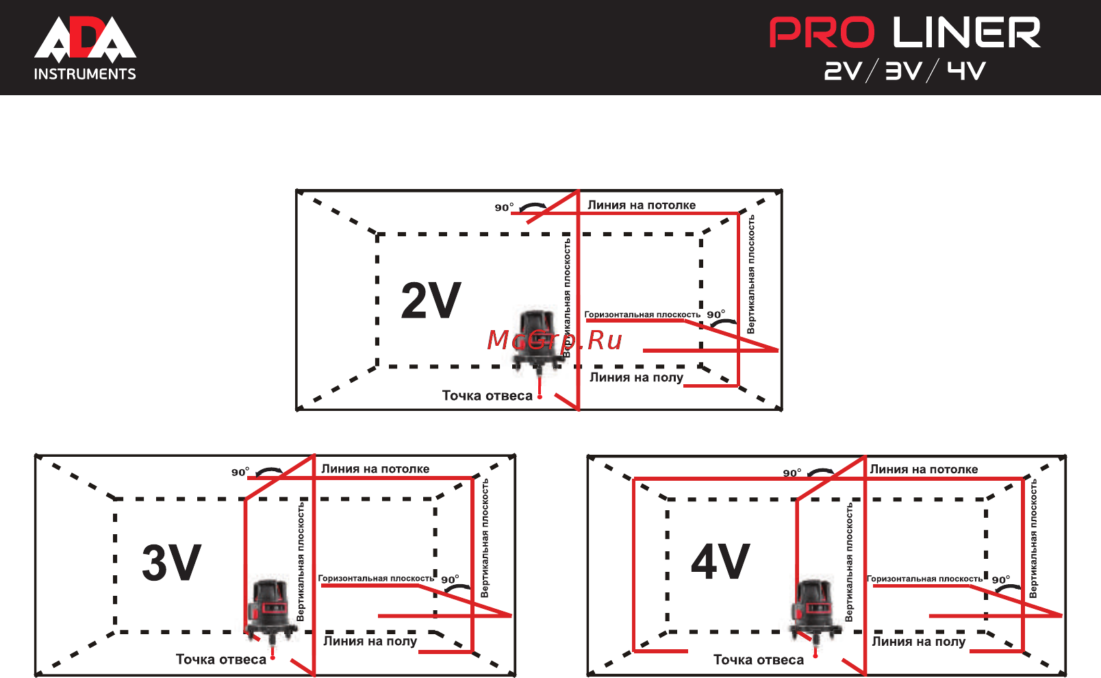 Ada proliner 2v Инструкция по эксплуатации онлайн [23/38] 176708