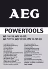 AEG 451409 WS12-125 Инструкция по эксплуатации