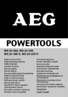 AEG ws24-180v Инструкция по эксплуатации