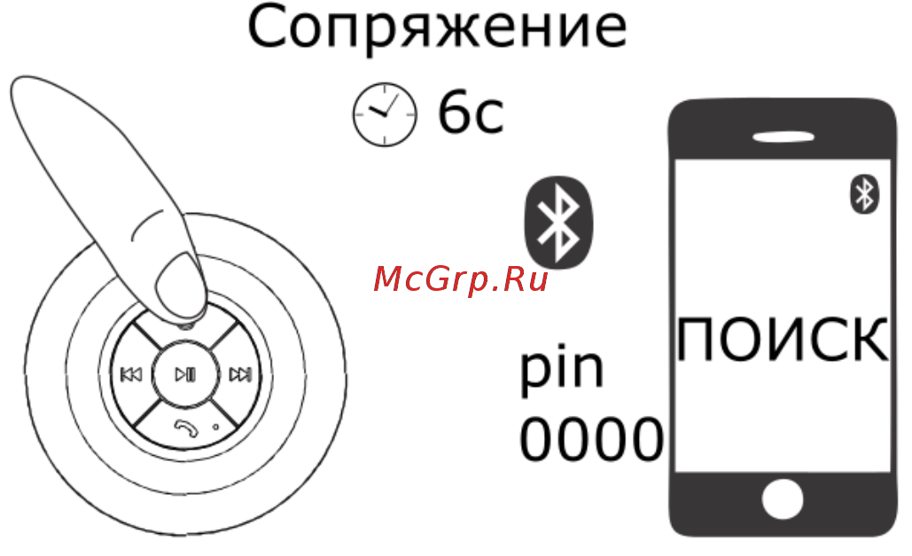 Gal PA-55BT-BK Инструкция по эксплуатации онлайн [3/6] 176739