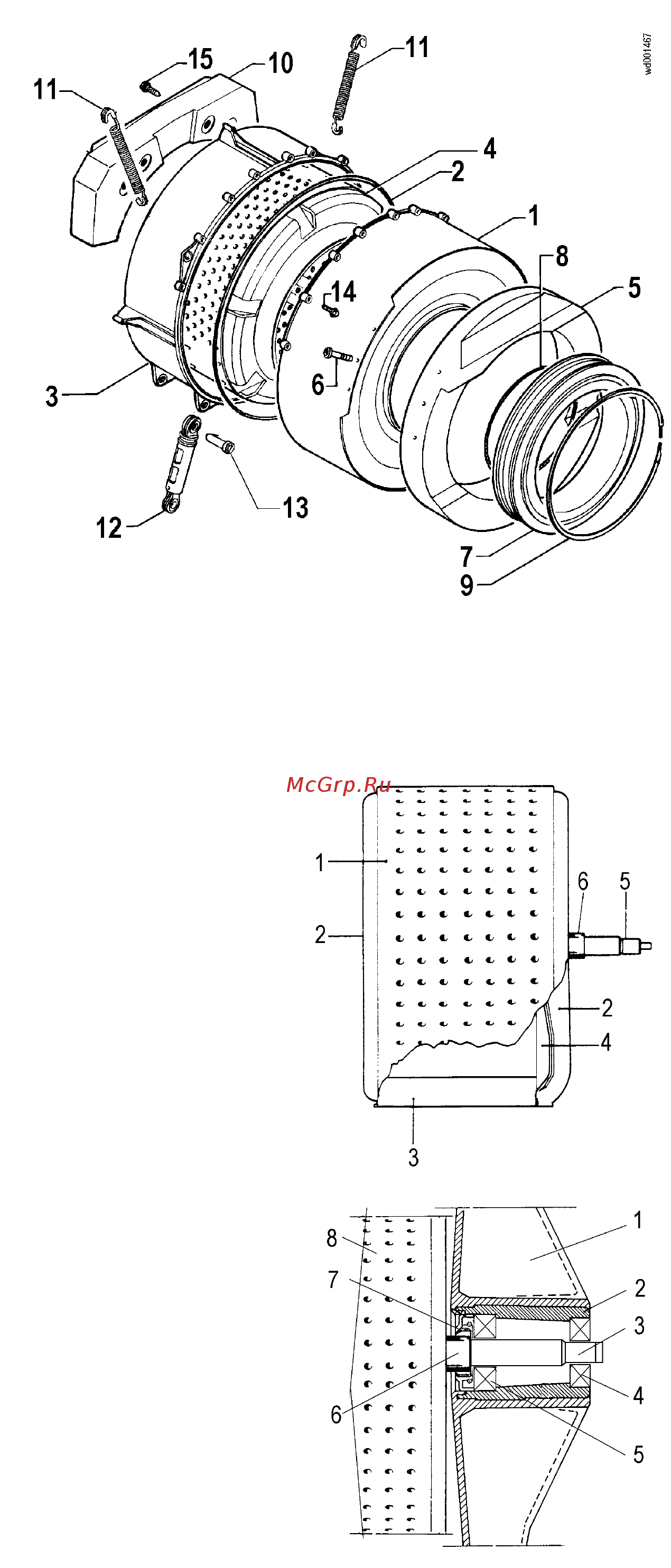 Zanussi FA 1023 [10/39] Washing unit
