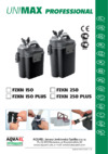 Aquael unimax 150, 450 л/ч, 100-150л Инструкция по эксплуатации