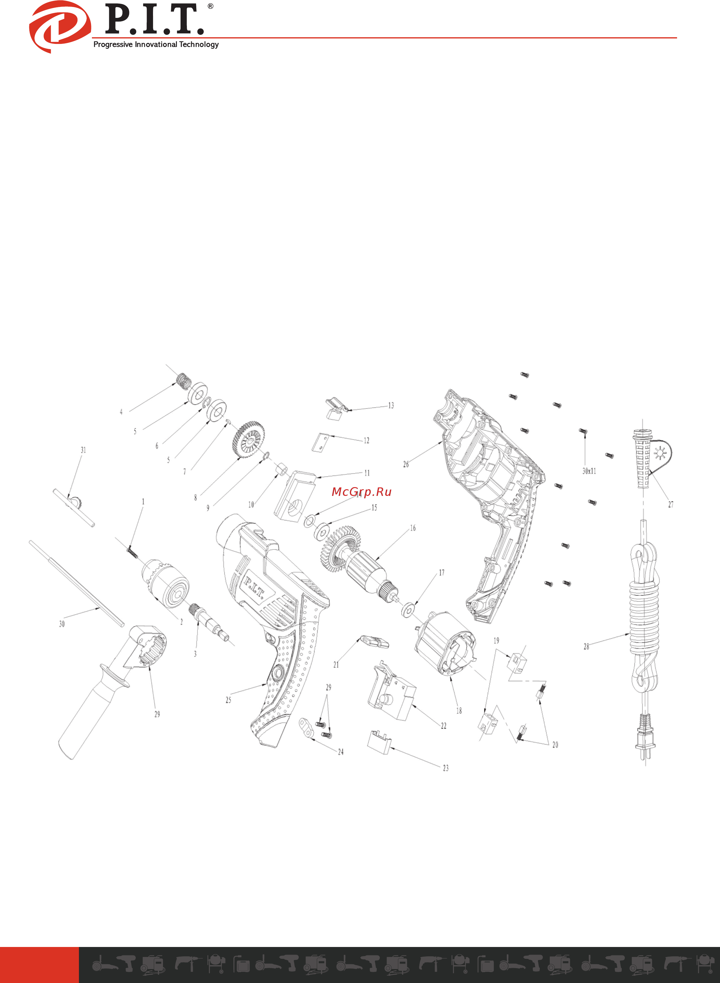 P.I.T. PSB13-C1 [18/19] Страница 18