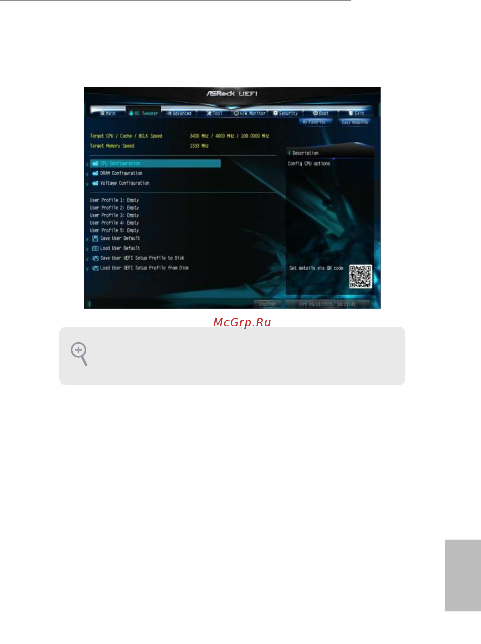 ASRock b150m-hds [42/70] Oc tweaker screen